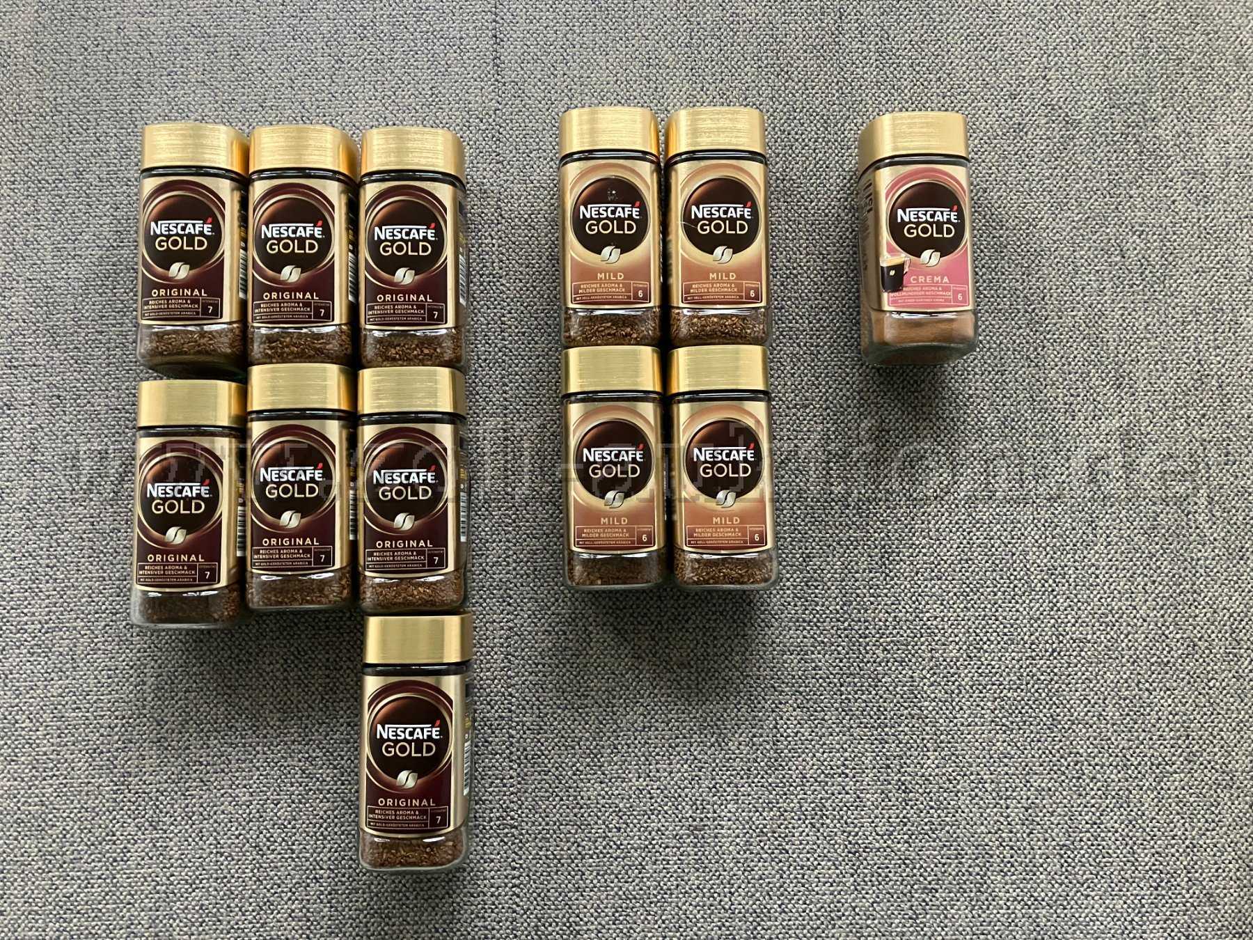 12 Gläser NESCAFÉ GOLD Instantkaffee