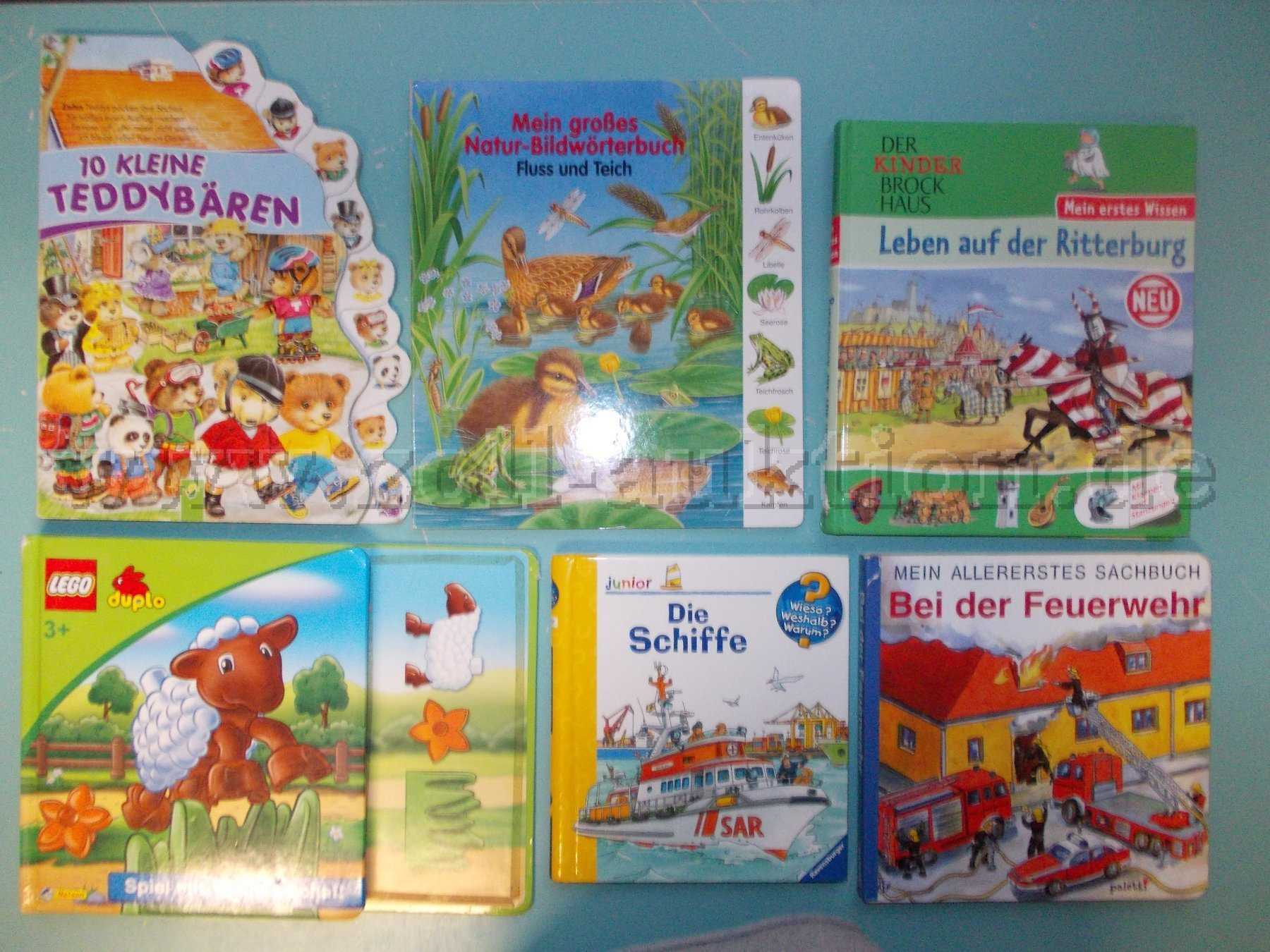 15 Kinderbücher Hartpappe u.a.