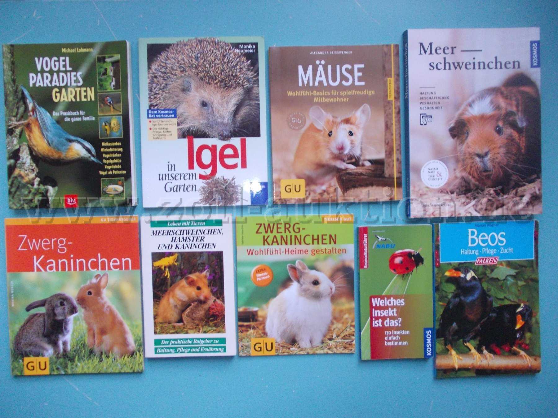 16 Bücher "Tiere"