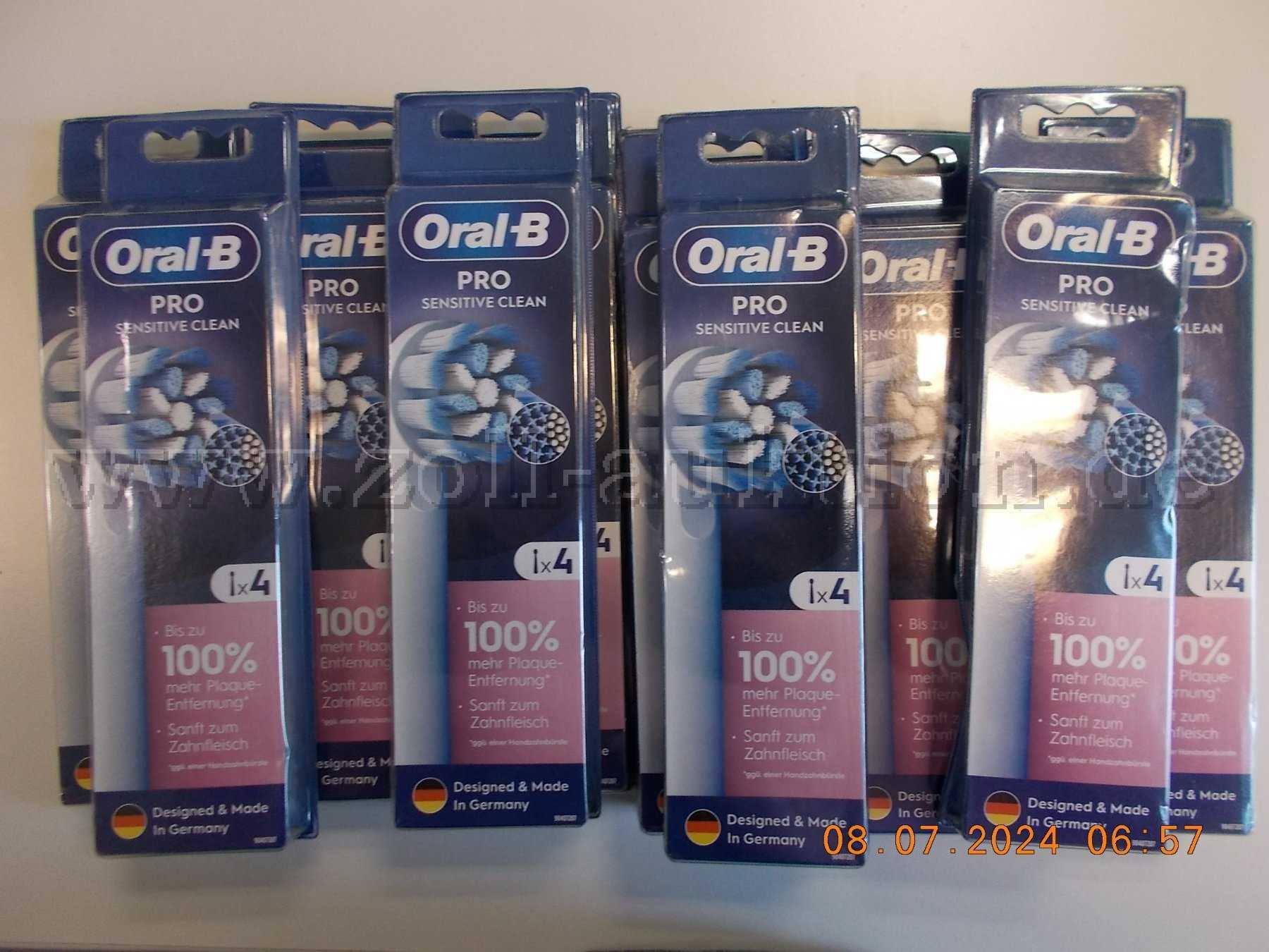 16x Packungen Oral-B Pro Sensitive Clean Aufsteckbürsten für elektrische Zahnbürste (4er Pack)