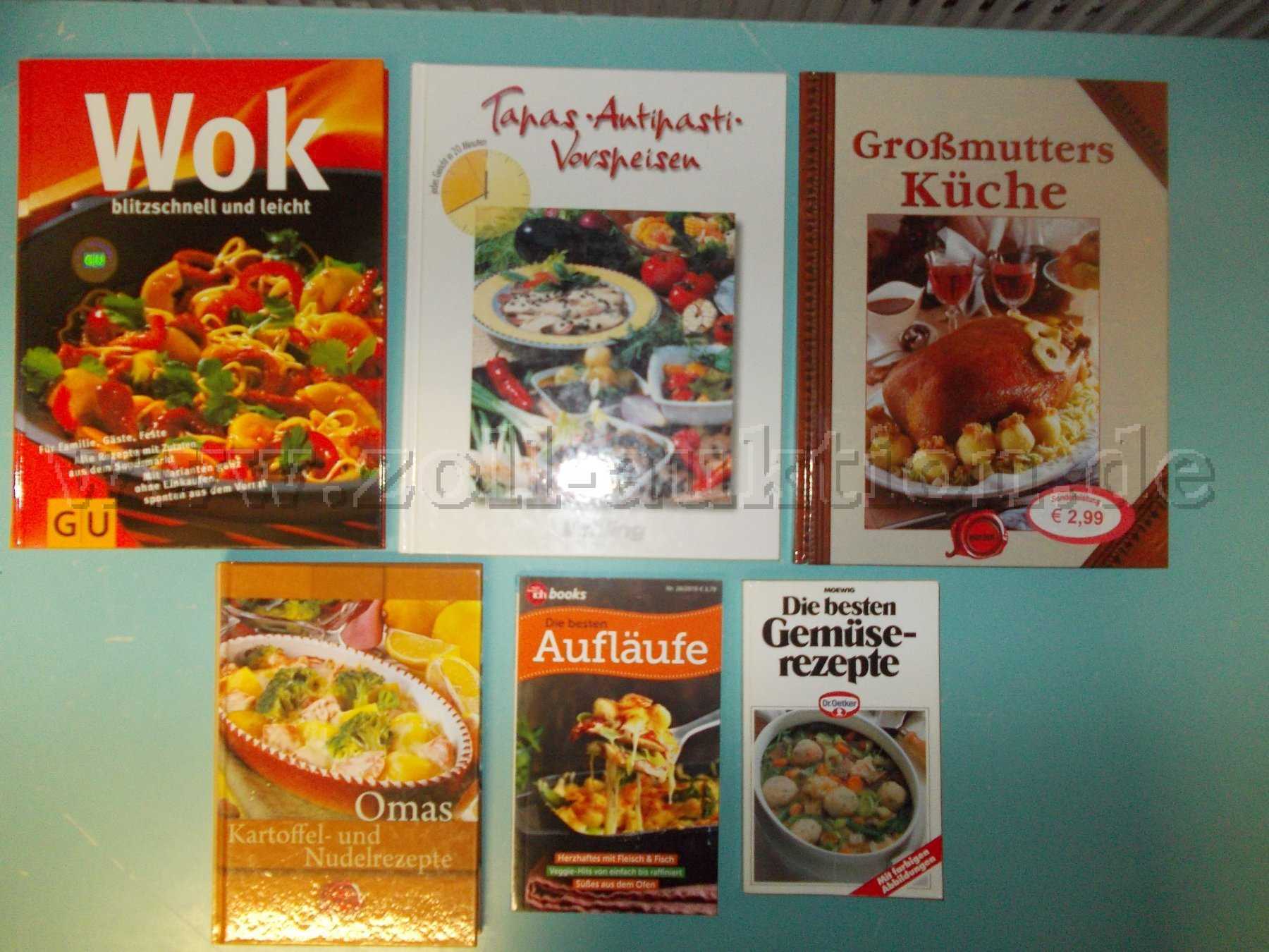 17 Bücher "Kochen, Backen u.a."