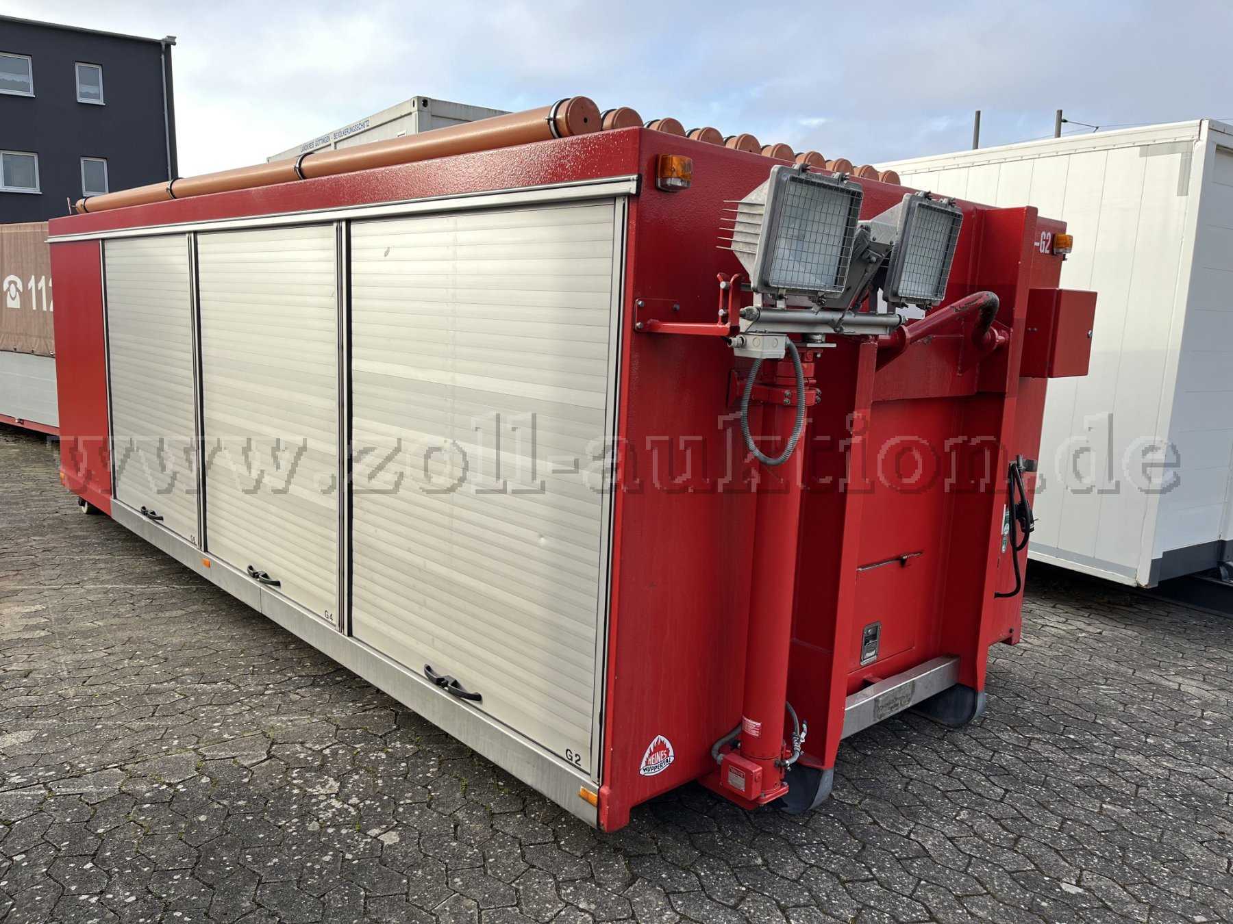 1 Abrollcontainer Firma Hüllenkremer Containerbau, AB-GW-G2