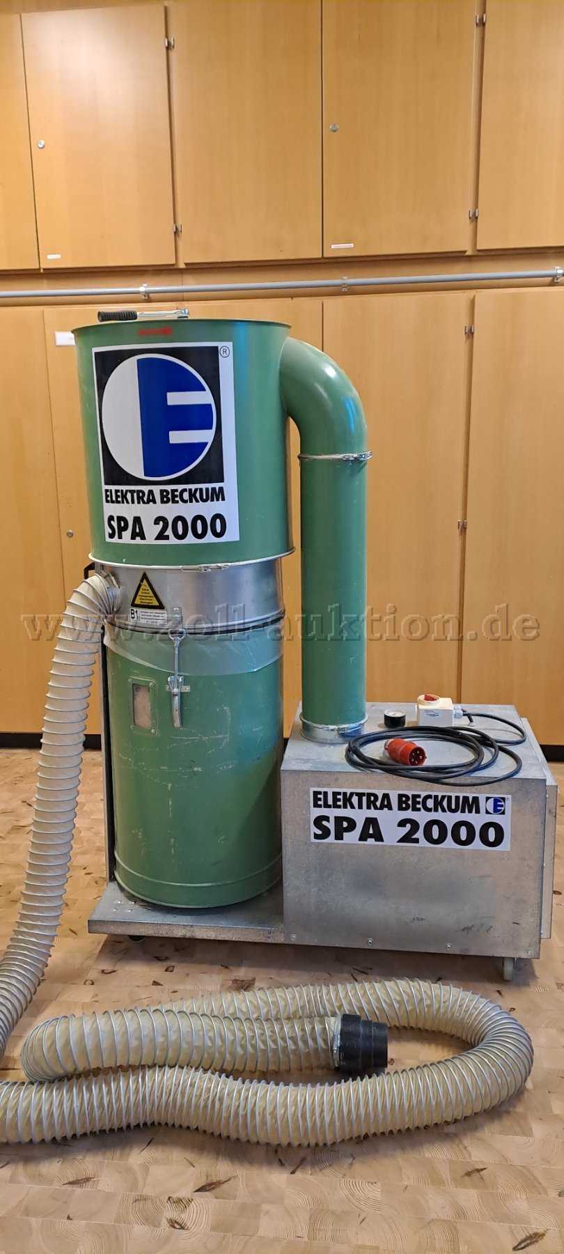 1 Absauganlage Elektra Beckum SPA 2000 D