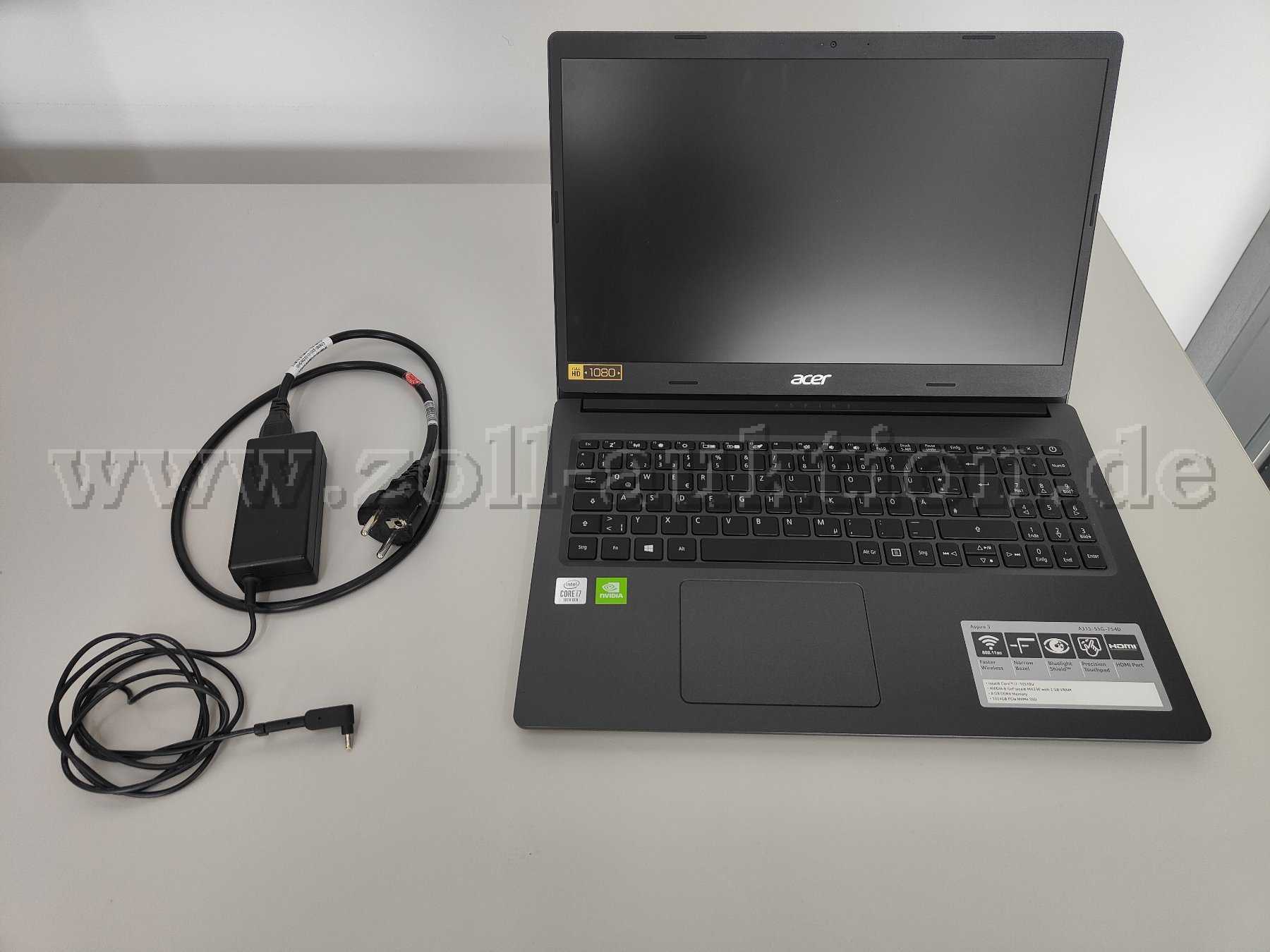 1 Acer Laptop A315-55G-754D