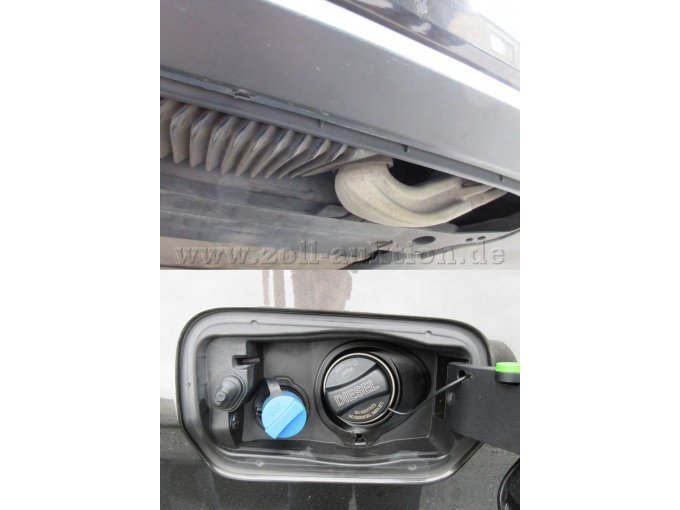 BMW 520D GT - Anhängerkupplung und geöffneter Tankdeckel