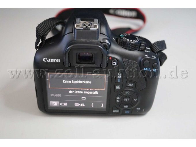 Canon EOS 1300D Ansicht Display