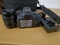 Kamera, Objektv, Tasche, Ladegerät