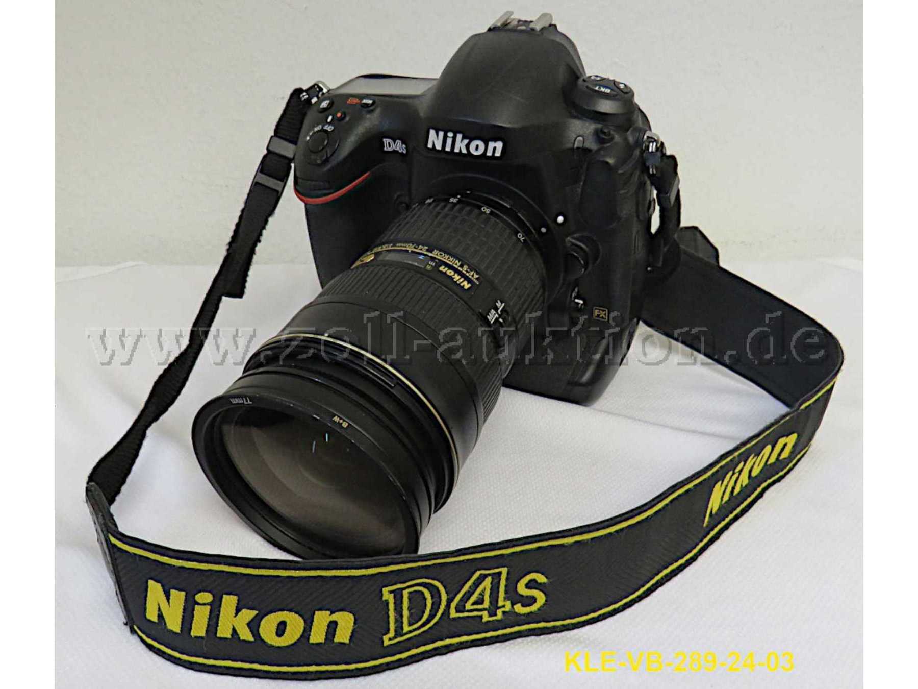 Nikon D4s inkl. Objektiv