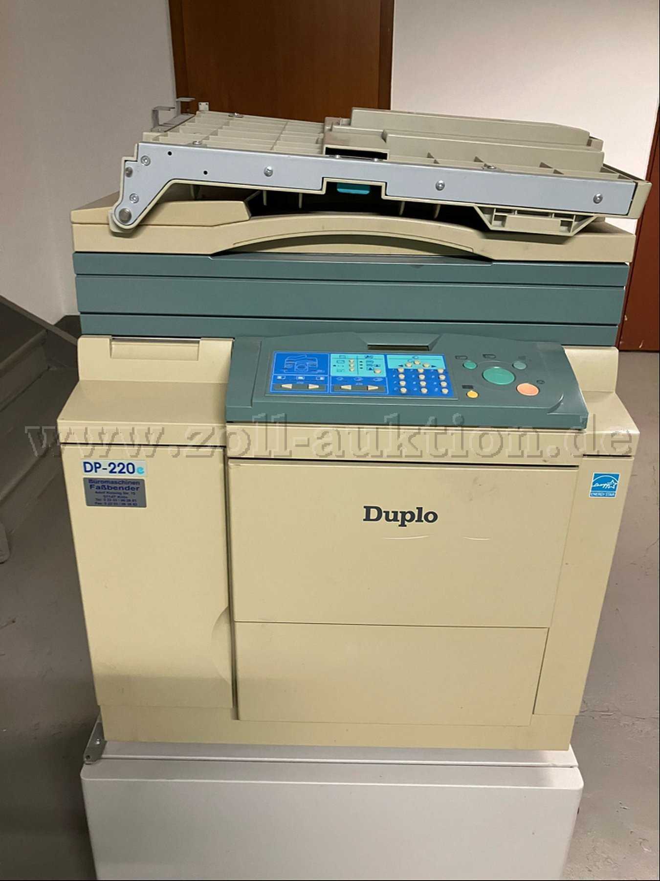 1 Drucker DUPLO DP-220 / Ersatzteilbasis (gebraucht)