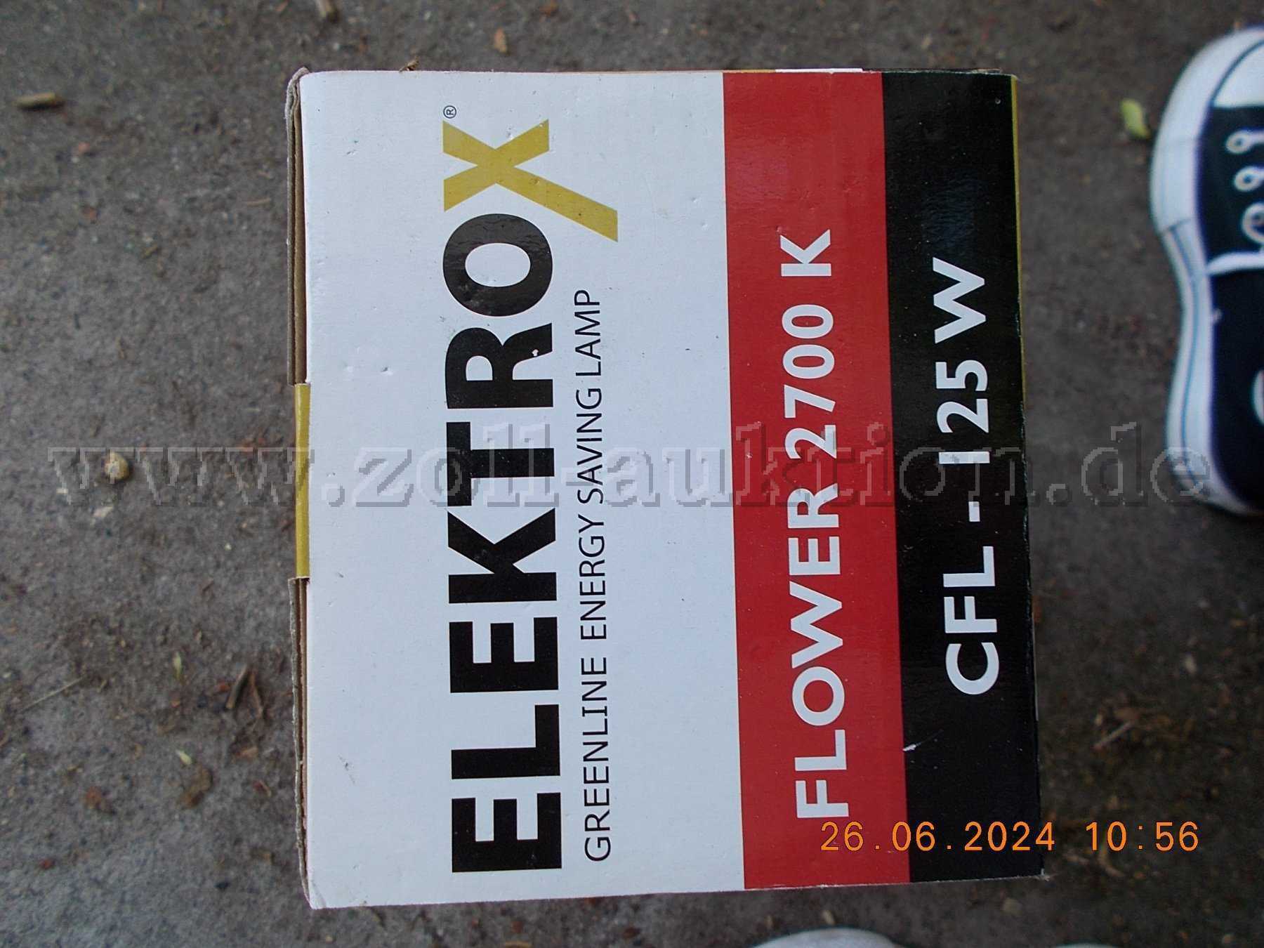 1x Elektrox Flower 2700K CFL-125W
