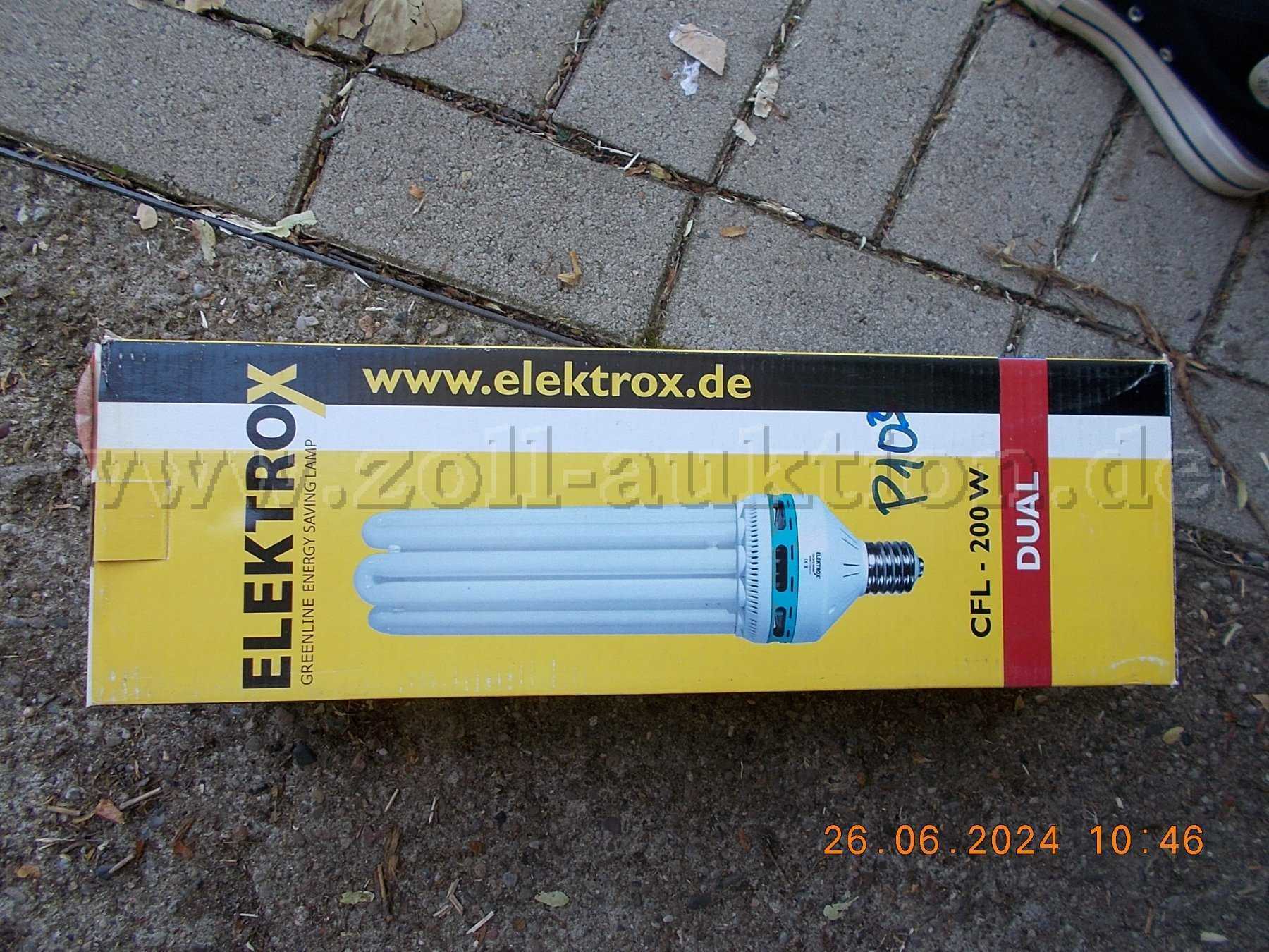 Elektrox Green Line Dual Energiesparlampen 2700/6500k CFL-200W