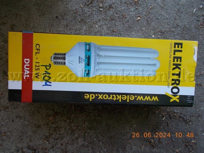 Elektrox Green Line Dual Energiesparlampen 2700/6500k CFL-125W