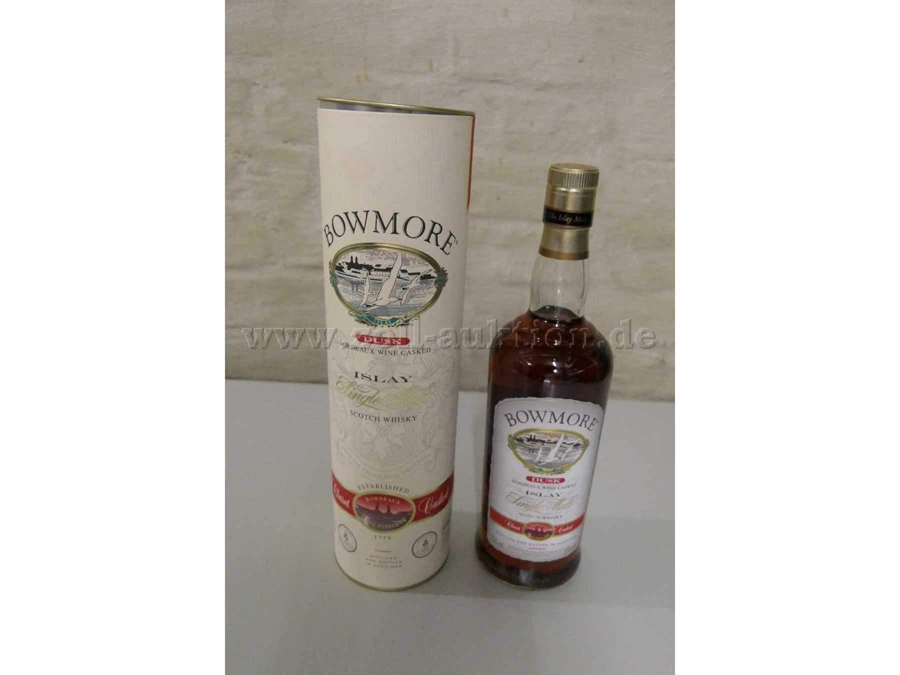 Whisky "Bowmore Dusk" Gesamtansicht mit OVP