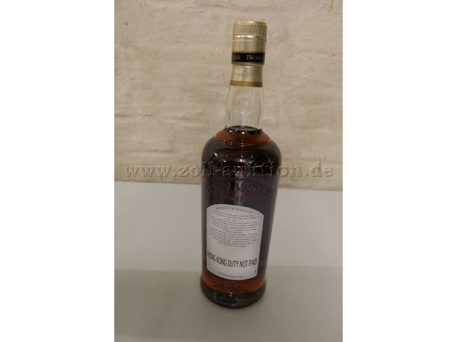 Whisky "Bowmore Dusk" Gesamtansicht von hinten