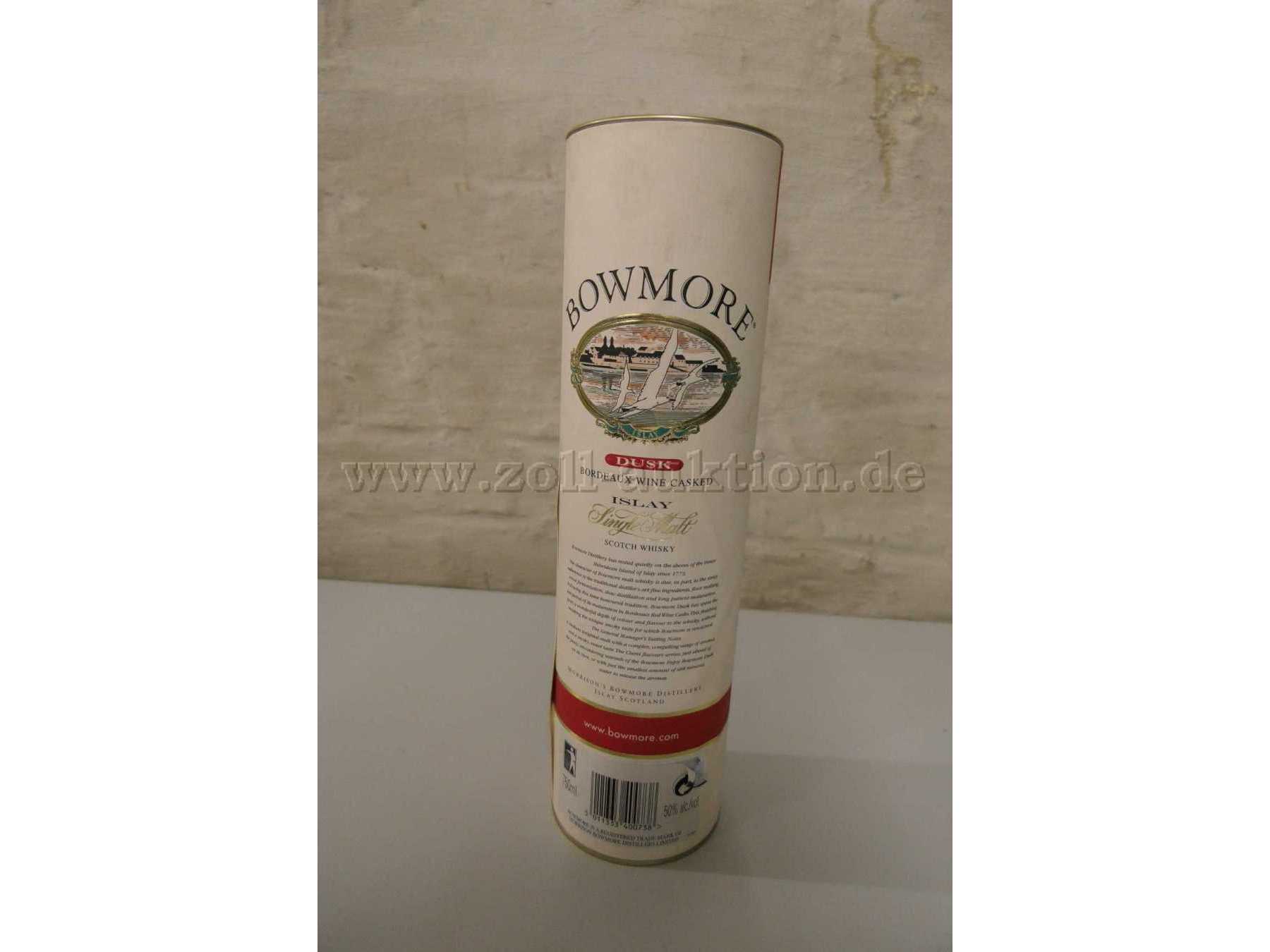 Whisky "Bowmore Dusk" OVP von hinten