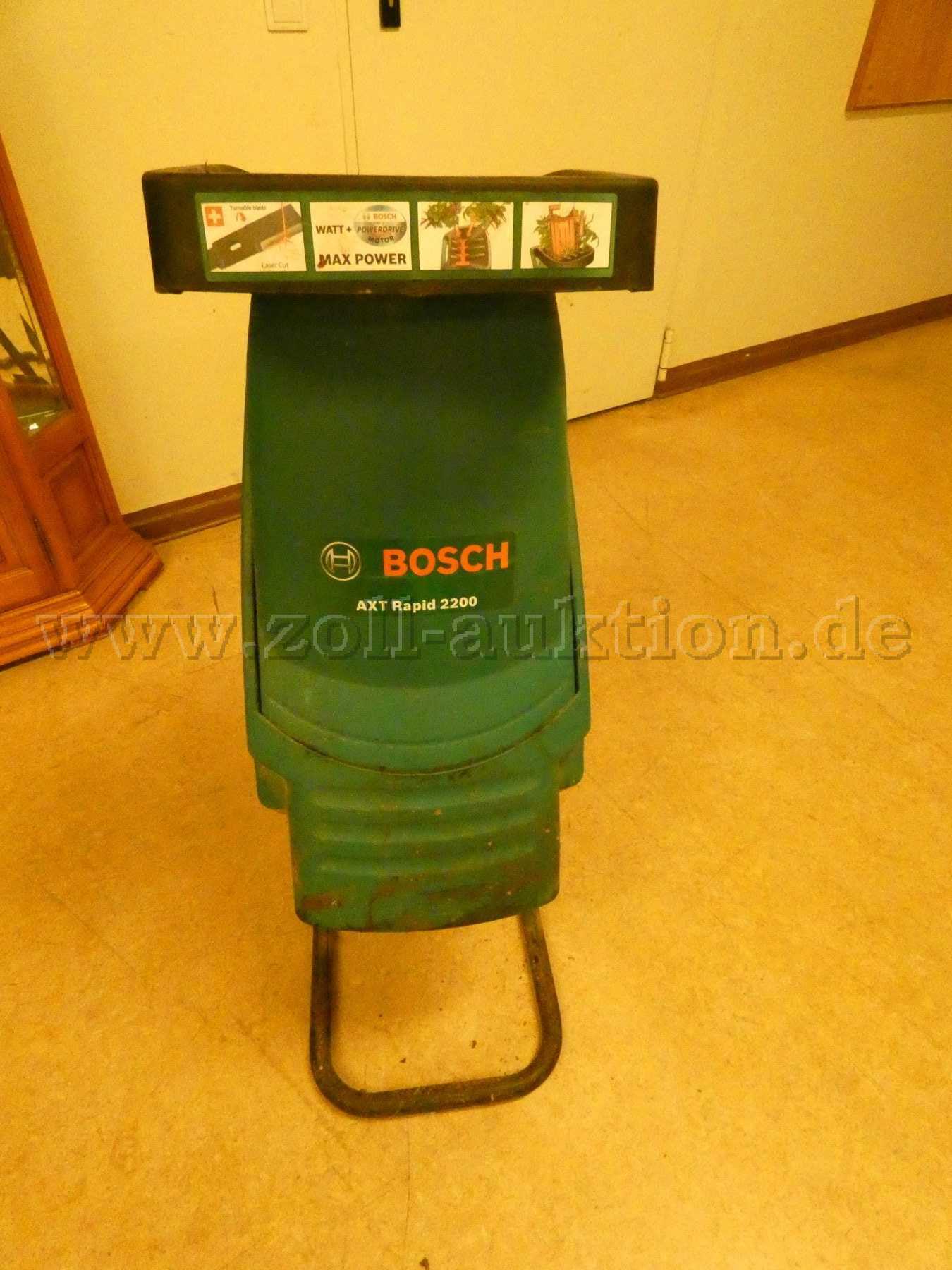 1 Häcksler Bosch Axt Rapid 2200,