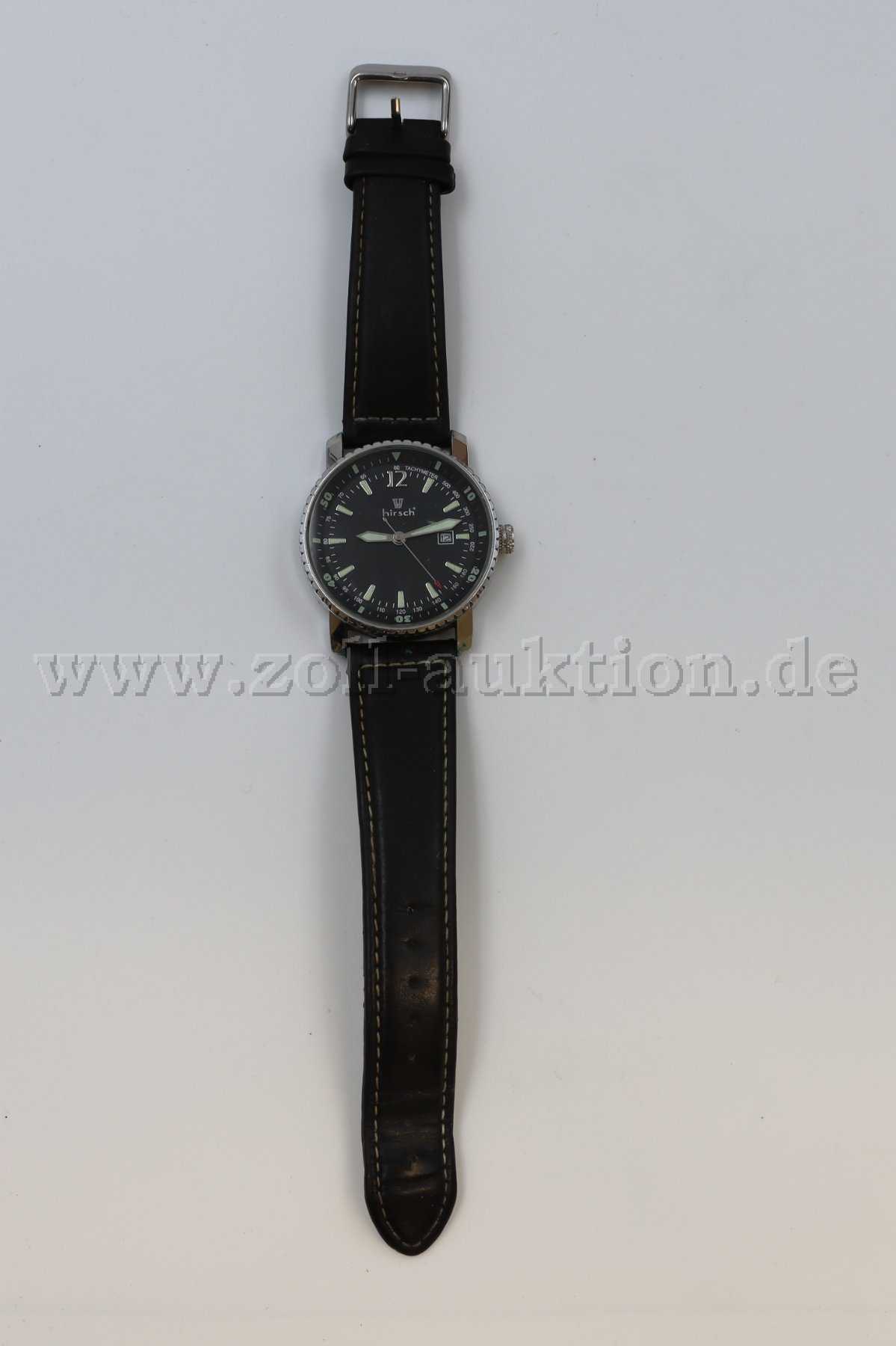 1 Herrenarmbanduhr "Hirsch"