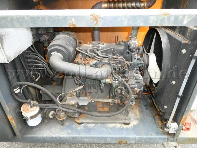 1 Küpper-Weisser Lkw Salzstreuautomat, gebraucht: Detailansicht Antriebsmotor