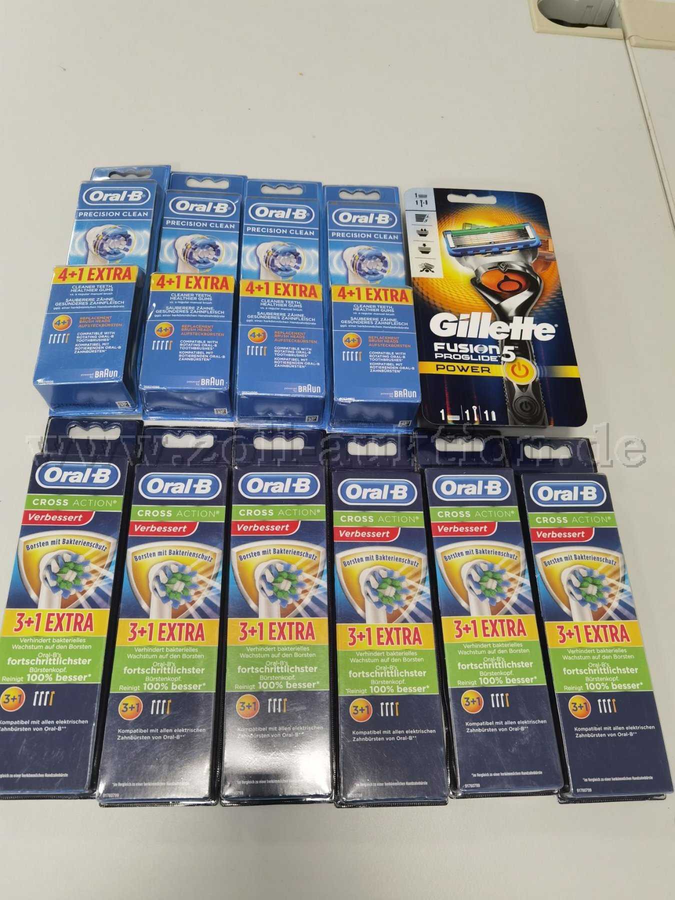 1 Konvolut ORAL B und Gillette Fusion