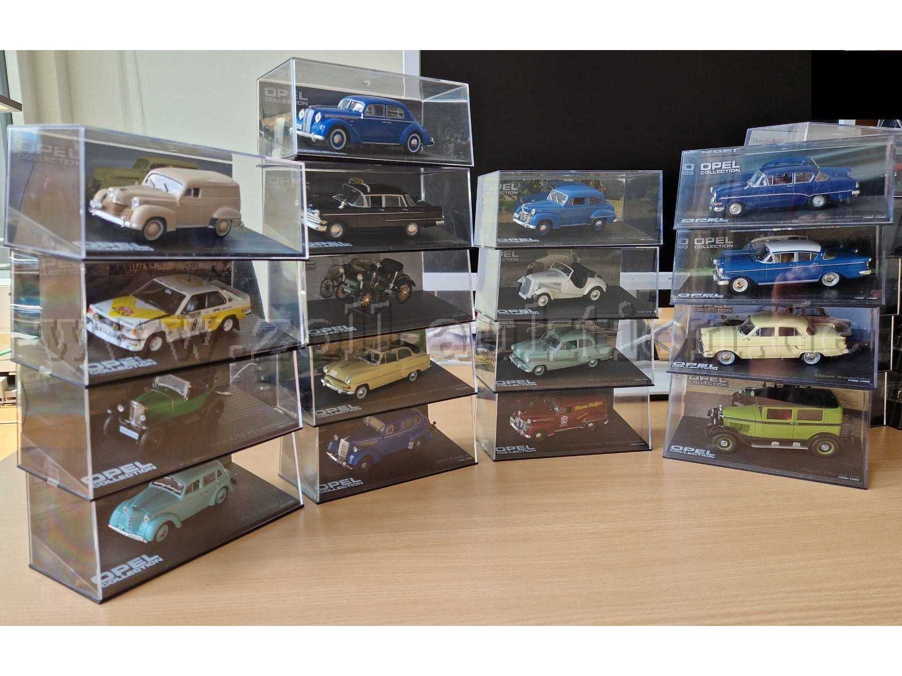 17 Modellfahrzeuge Opel Collection