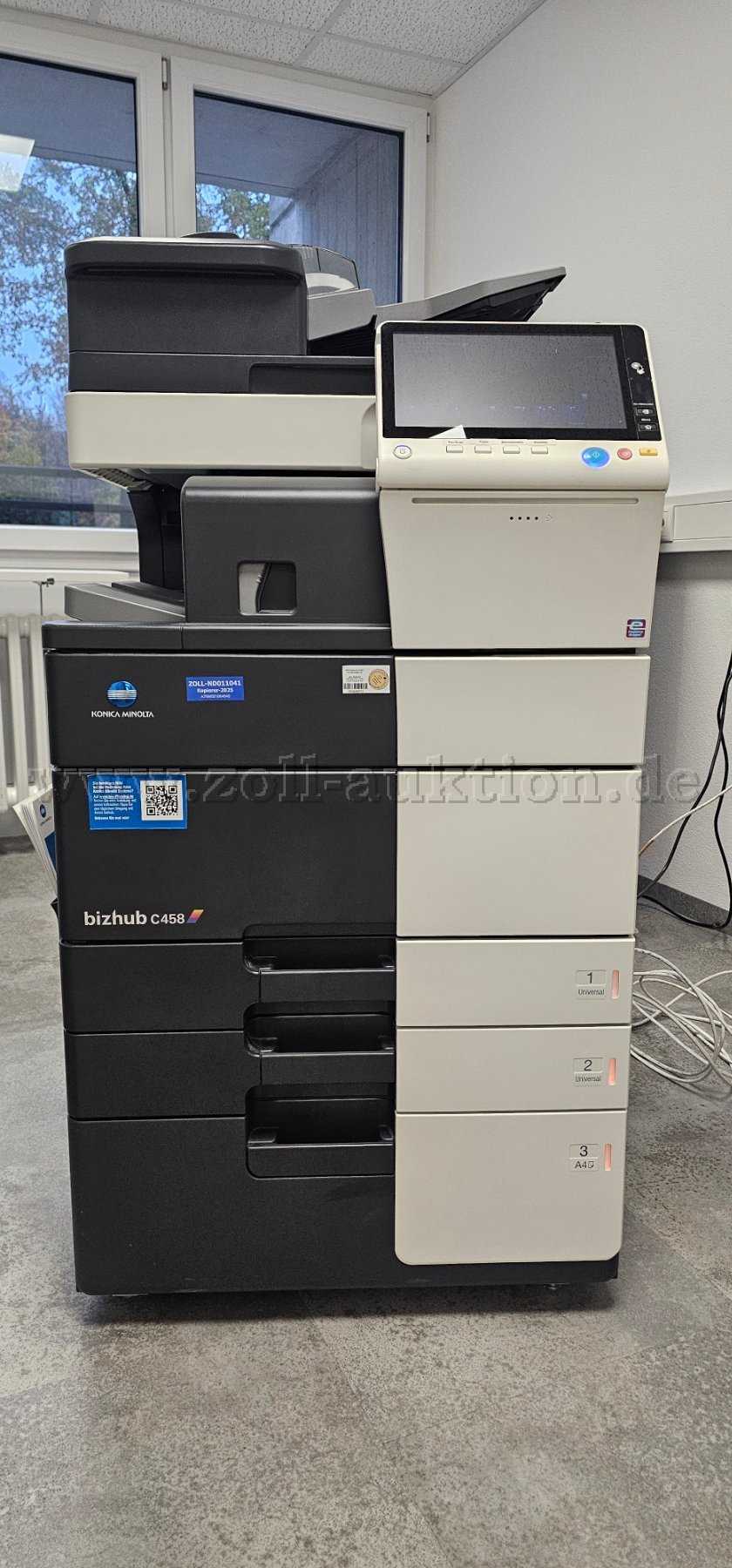 1 Kopierer Konica Minolta bizhub C458 Laser