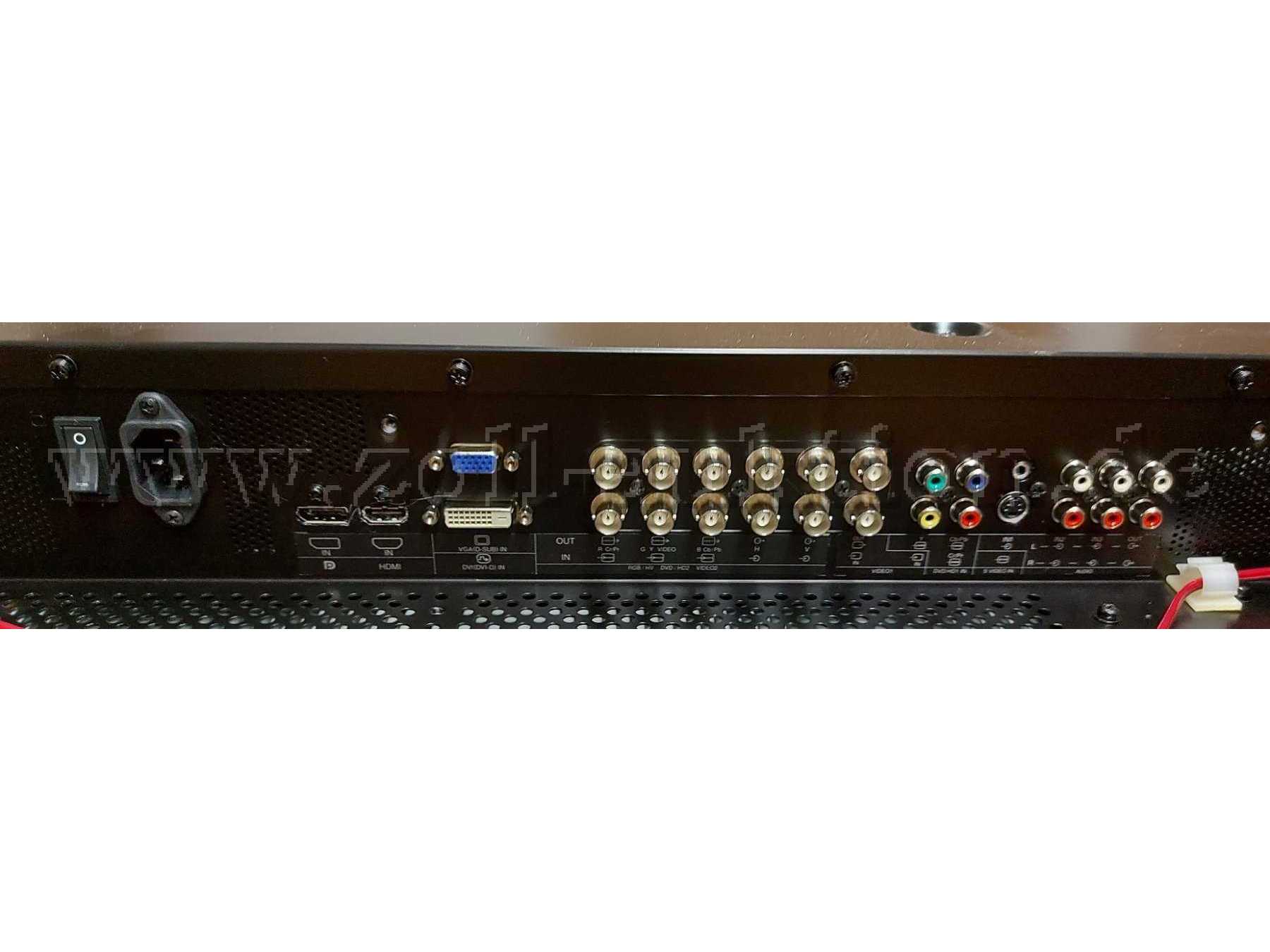 LCD-Großmonitor NEC MULTEOS M521 (52'') - Anschlüsse