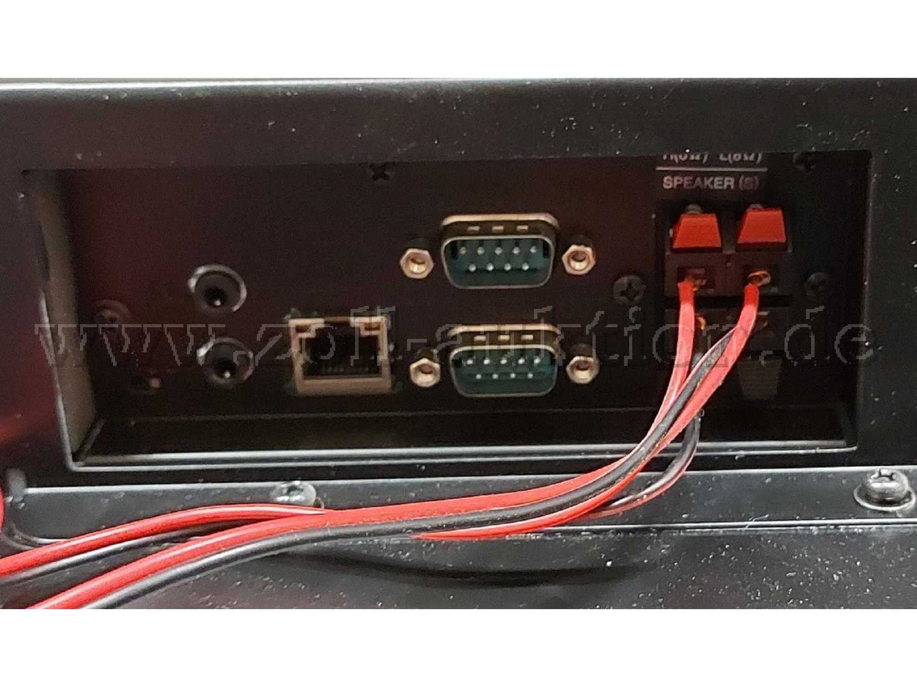 LCD-Großmonitor NEC Multisync P551 (55'') - Anschlüsse