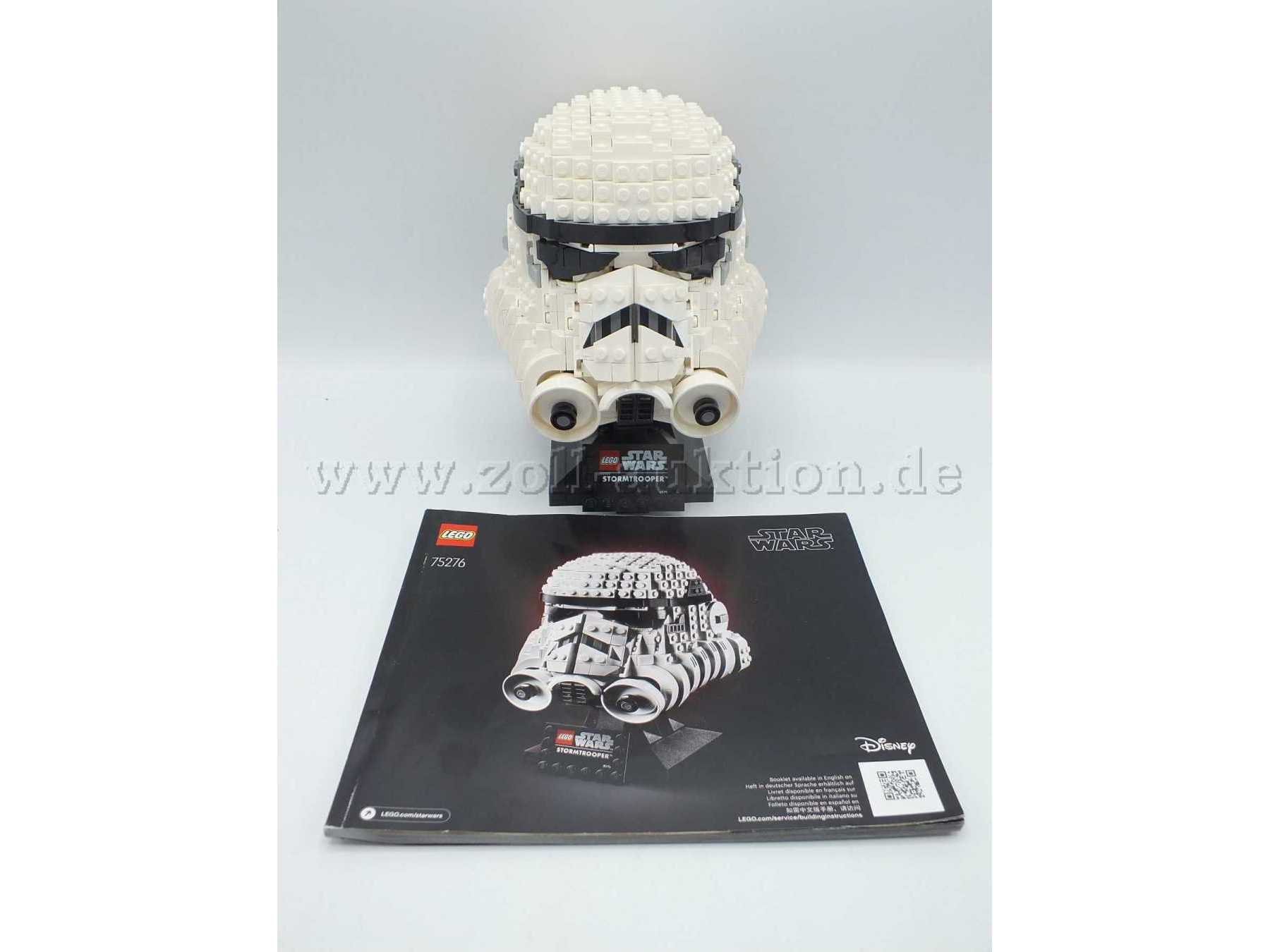 Gesamtansicht LEGO Star Wars Stormtrooper Helm, 75276