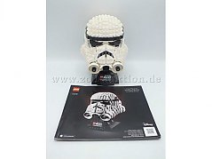 Gesamtansicht LEGO Star Wars Stormtrooper Helm, 75276