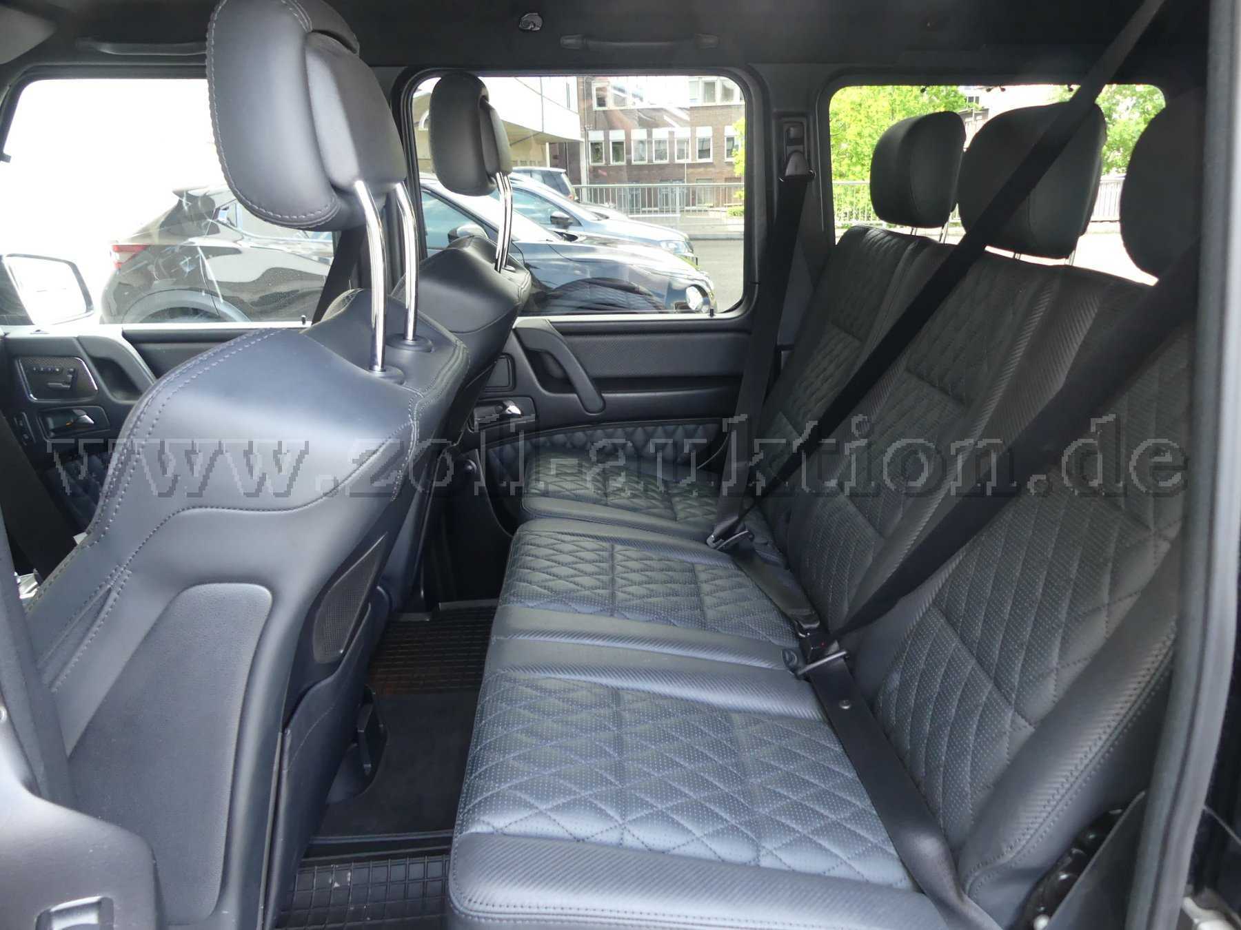 Ansicht MB G63 Innenraum hinten Fahrerseite