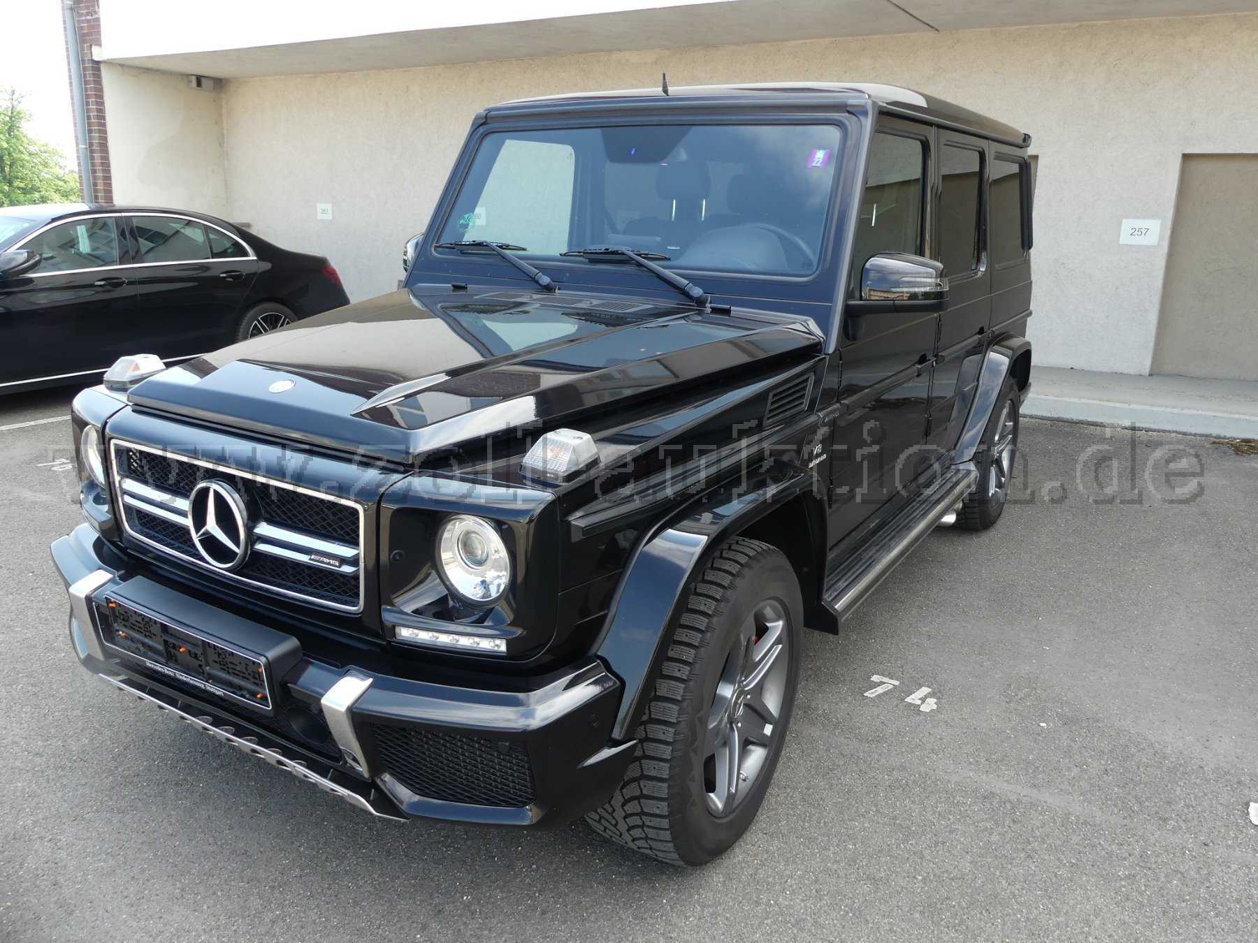 Ansicht MB G63 vorne seitlich Fahrerseite