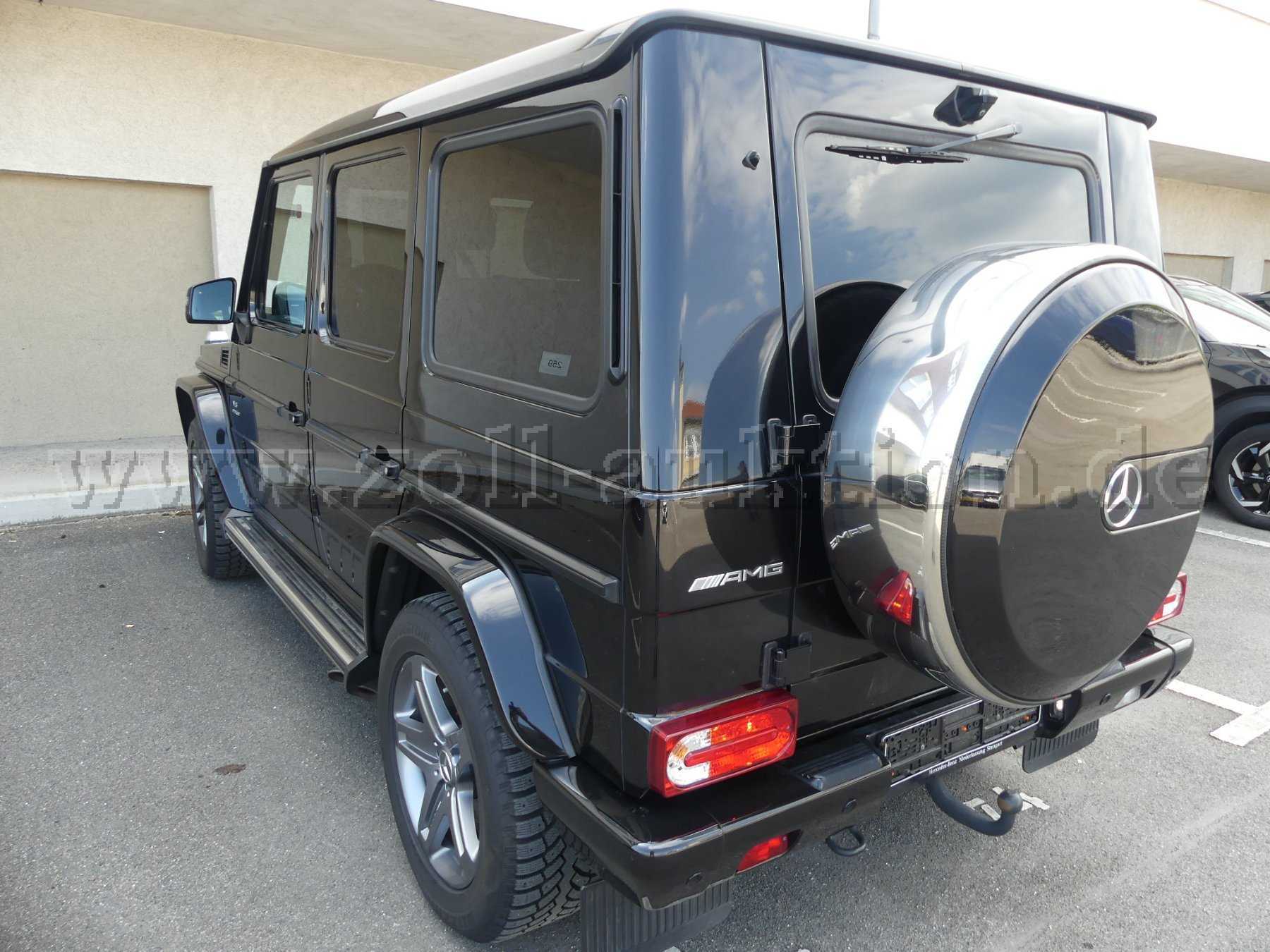 Ansicht MB G63 seitlich hinten Fahrerseite