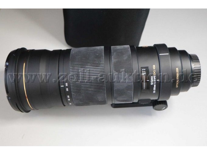 Sigma 120-300 mm 2.8 EX DG APO HSM IF Seitenansicht