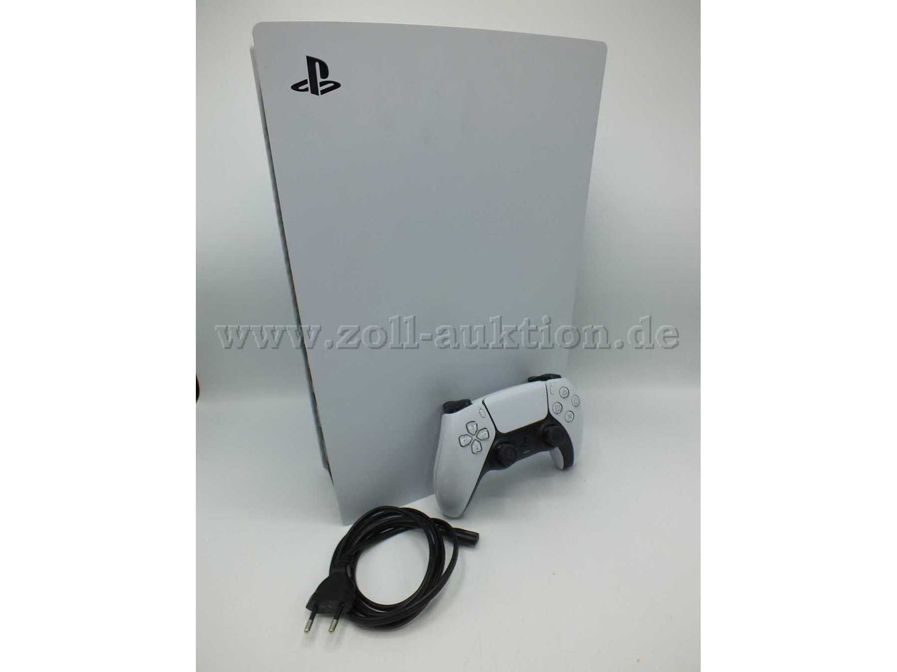 Gesamtansicht Playstation mit Zubehör.