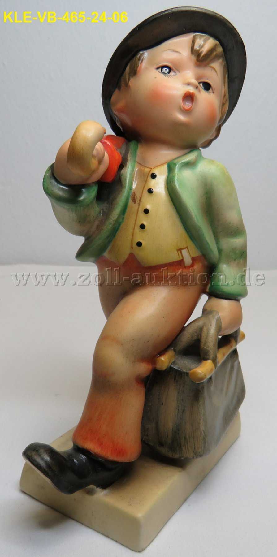 1 Porzellanfigur, Hummelfigur "Wanderbub" groß