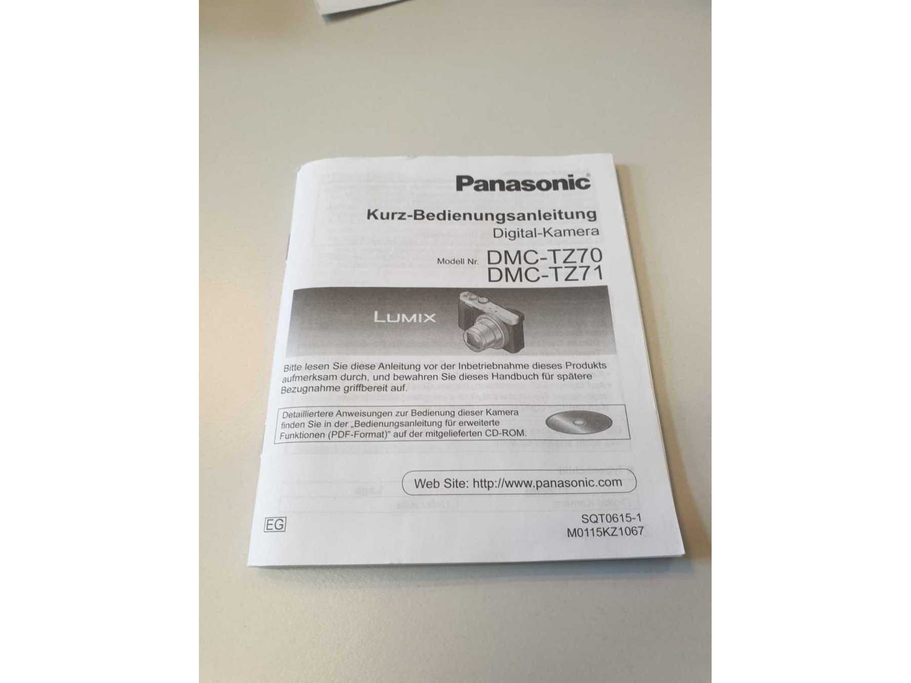 Panasonic Kurz-Bedienungsanleitung