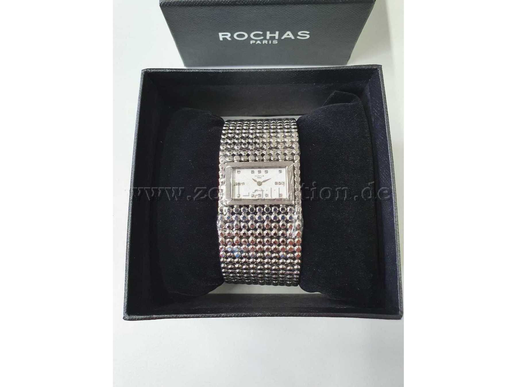 Rochas Paris Damenuhr silber