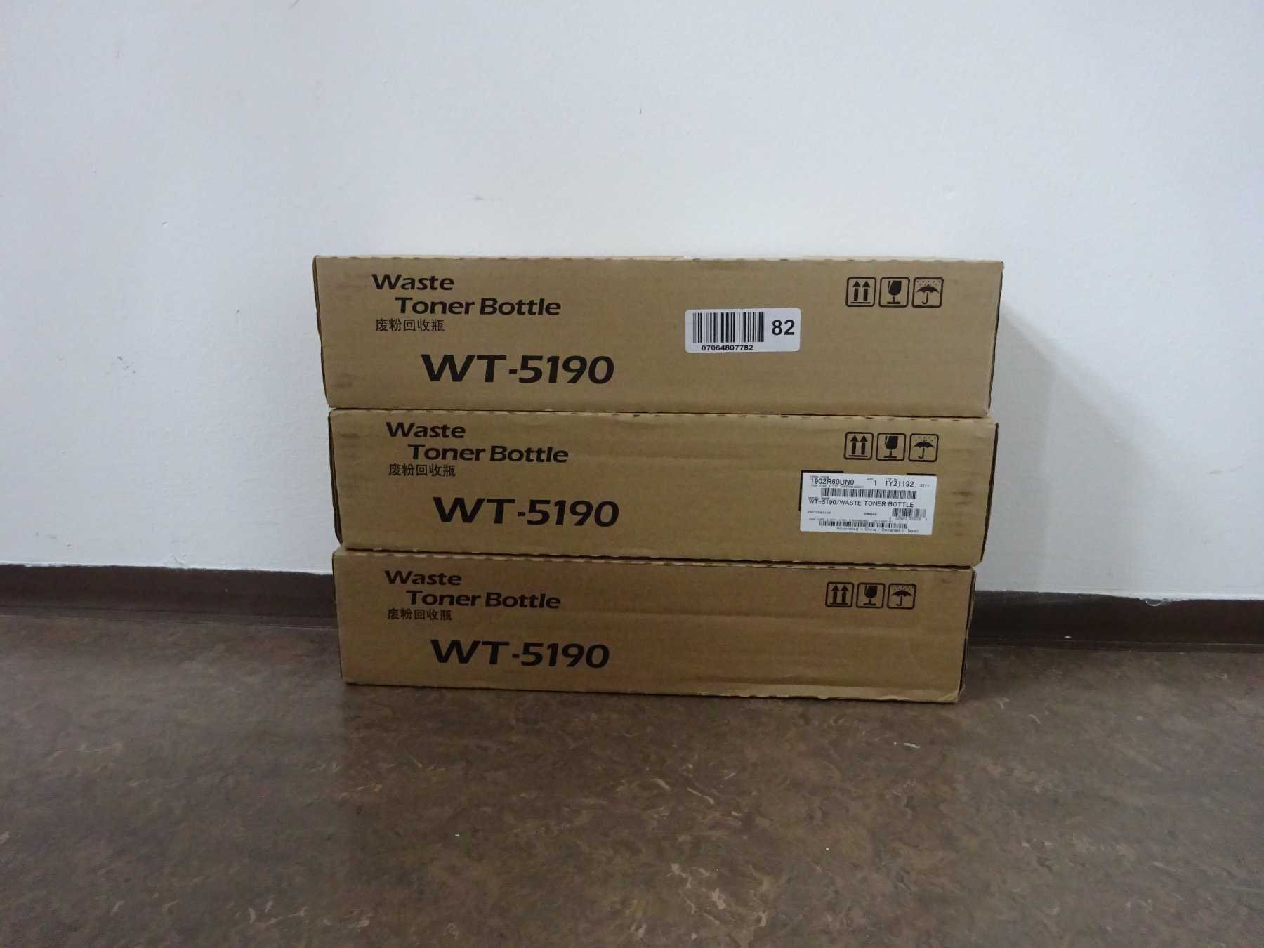 3x Waste Toner Bottle WT-5190