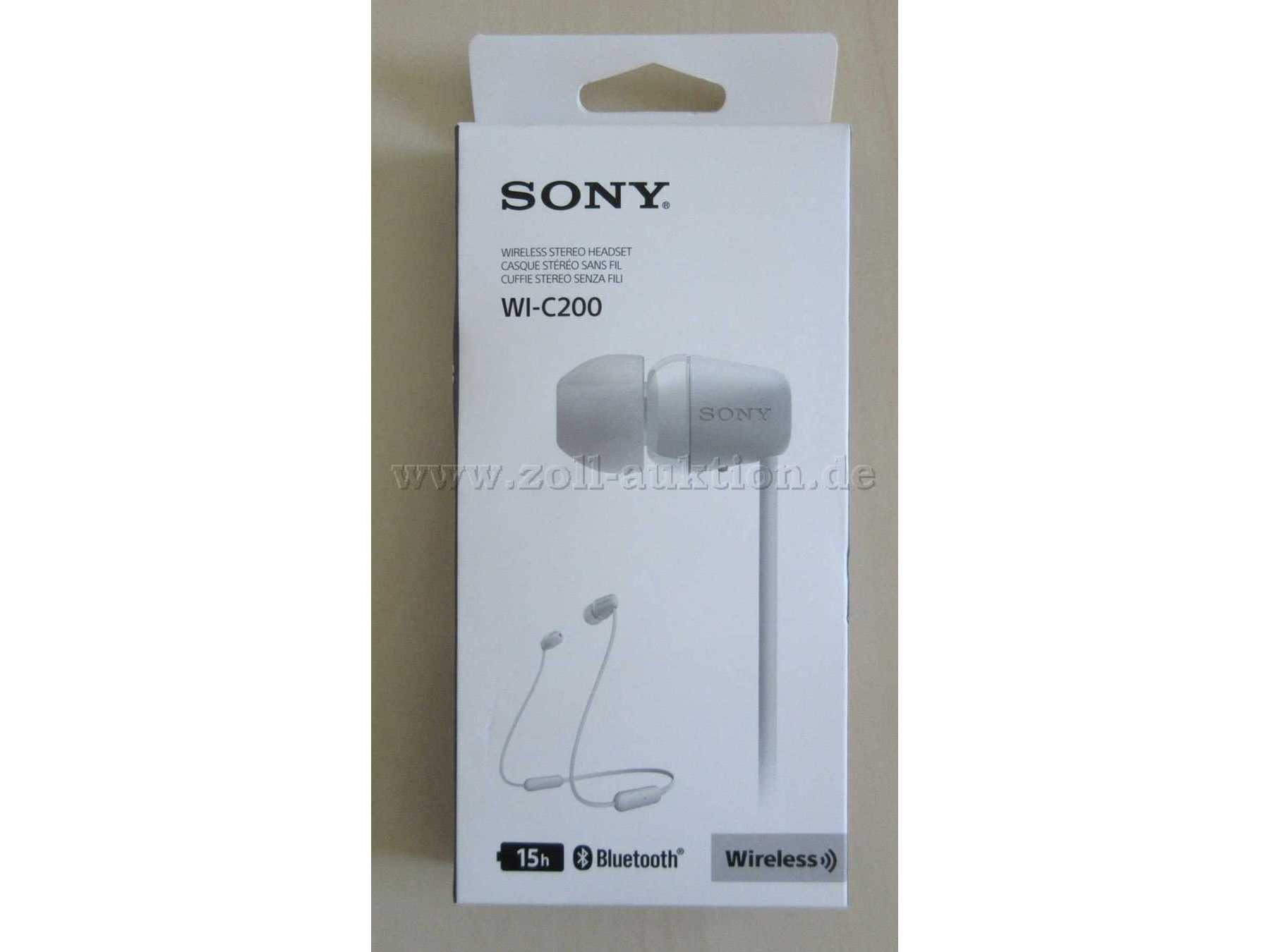 Sony WI-C200 Kopfhörer Vorderseite