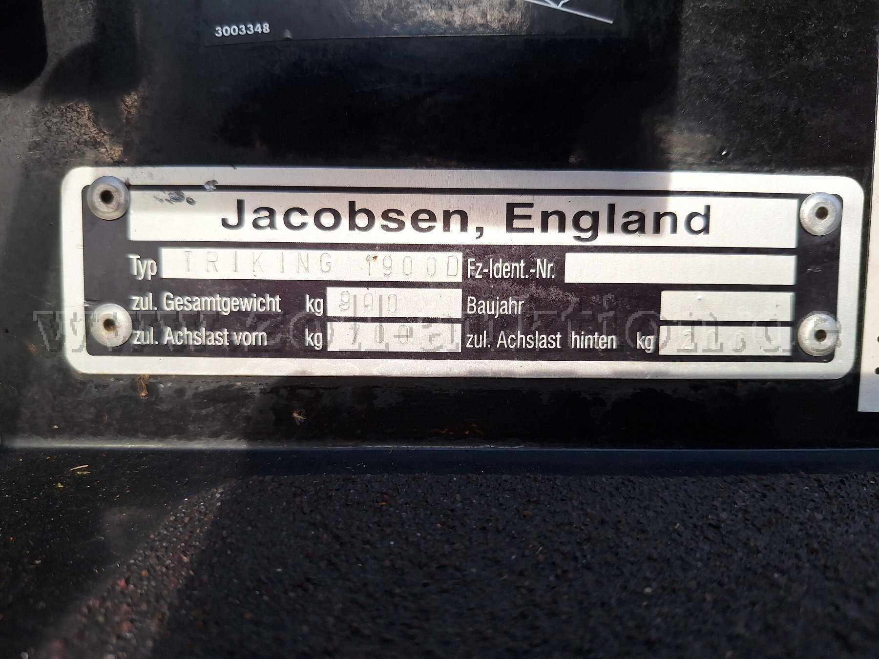 Typenschild Jakobsen