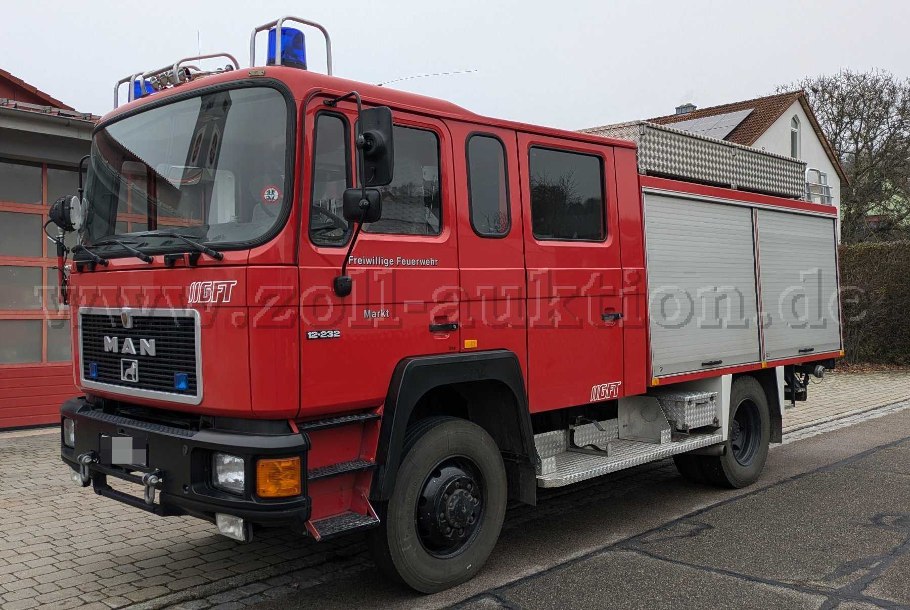 1 Tanklöschfahrzeug TLF 16/25 MAN M90, Aufbau GFT