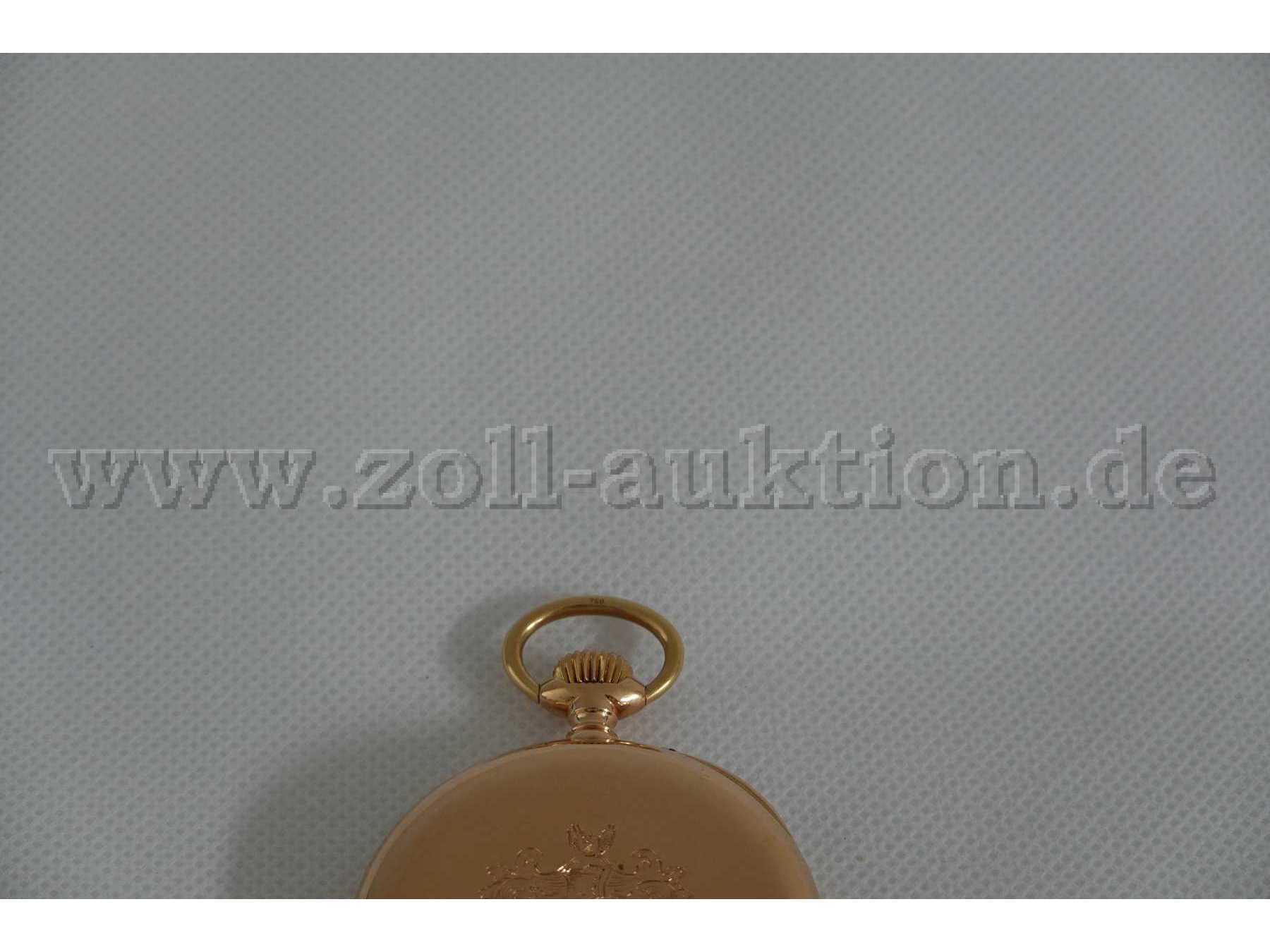 Taschenuhr Vacheron u. Constantin -Ansicht 750 Gelbgold Stempel-