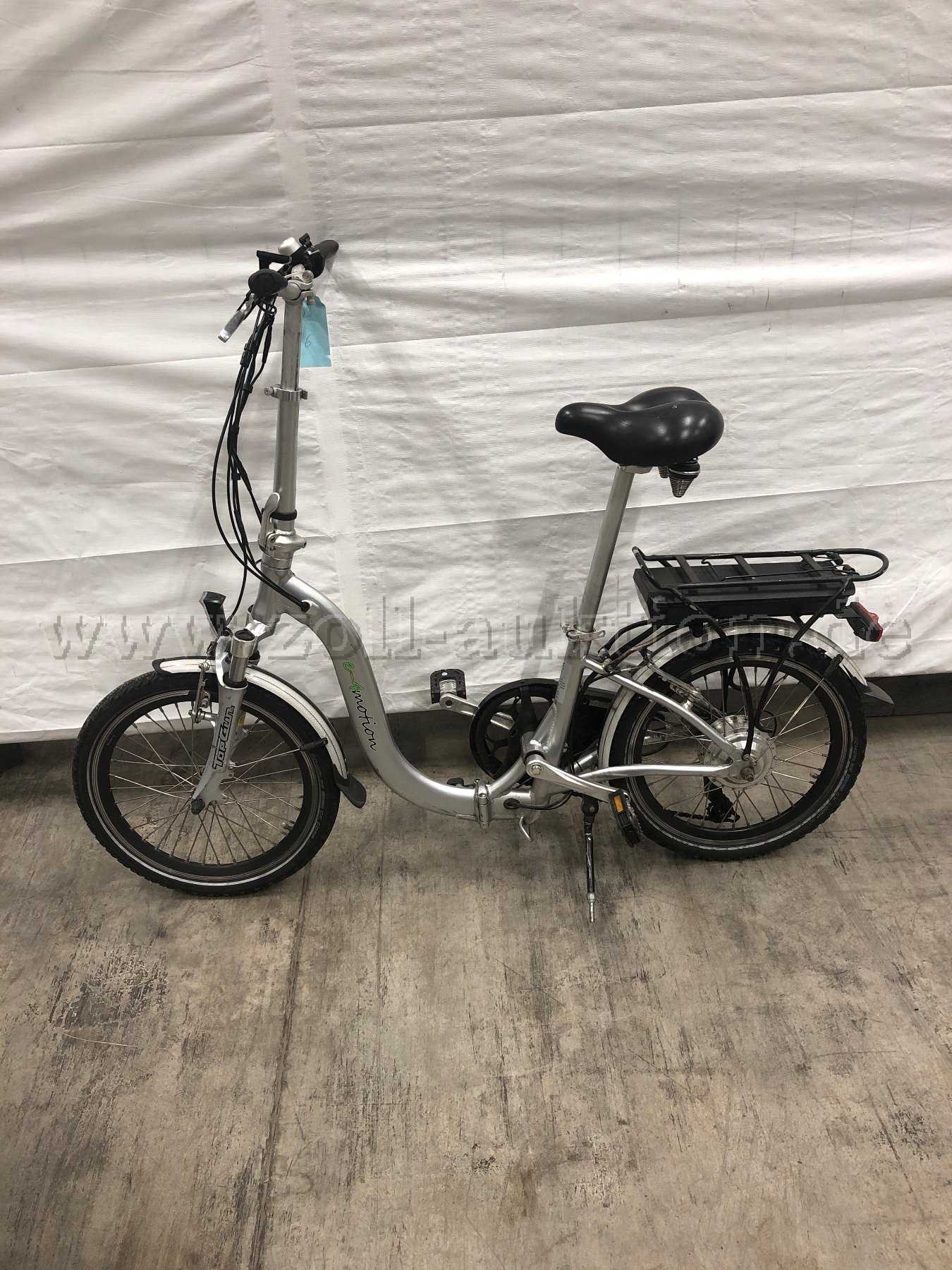 1 e-4 Motion Unisex Klapprad Pedelec, 20 Zoll