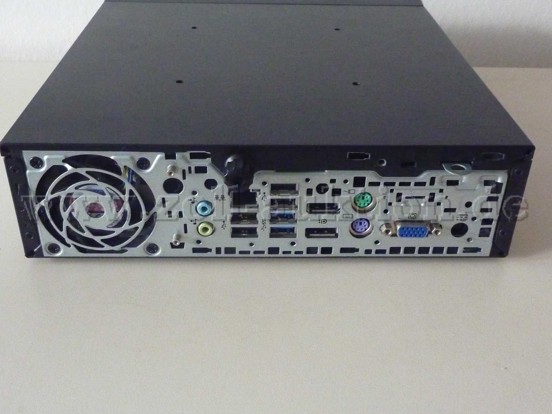 HP EliteDesk 800USDT - Rückansicht