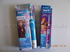 2x Oral-B elektrische Kinderzahnbürsten