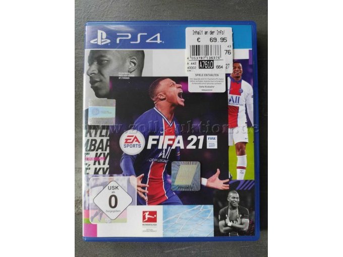 FIFA 21 Fronseite