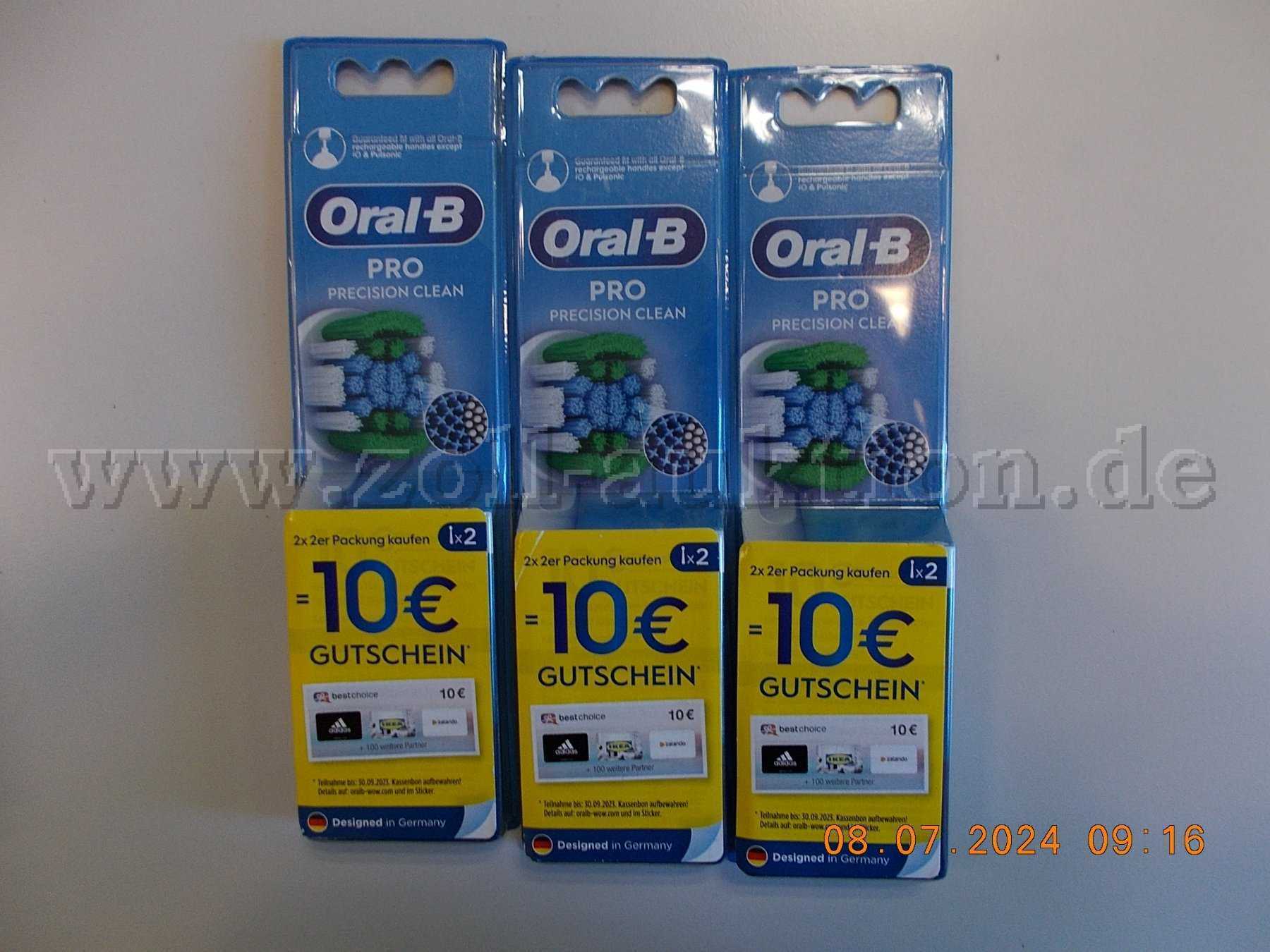 3x Packungen Oral-B Pro Precision Clean (2er Pack)