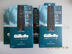 5x Gilette Intimate Hair Trimmer i5 Rasierer