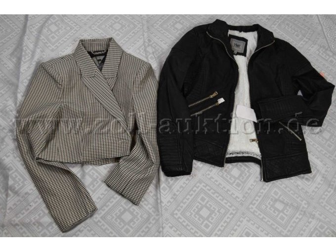 1 gemusterte Jacke „Amisu“ & 1 schwarze Jacke „YMI“