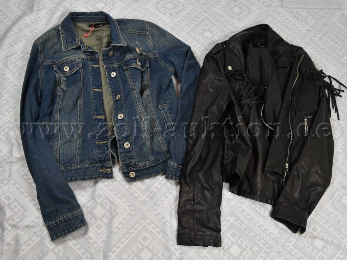 1 blaue Jeansjacke „Tally Weijl“ & 1 schwarze Jacke „Tally Weijl“